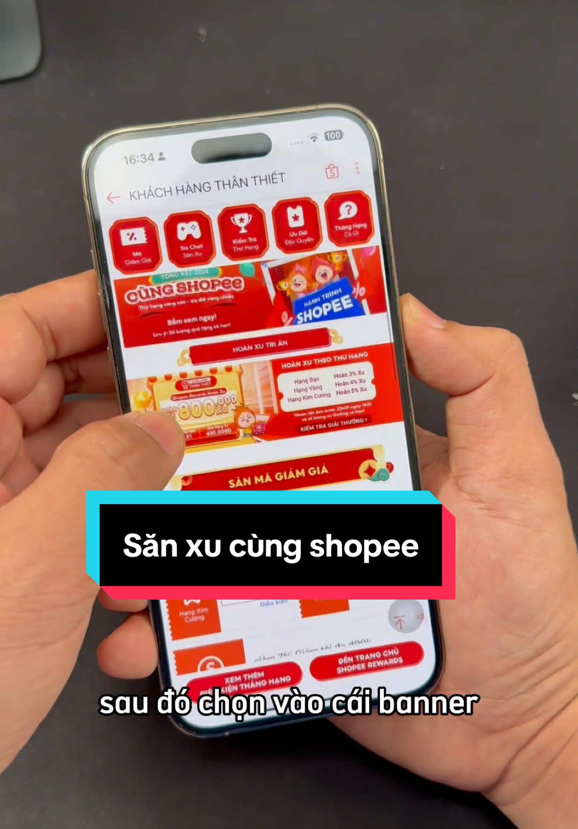 Hôm nay vào Shopee mua hàng nhận hoàn xu đi bà con #review #kienreview #sieuhoithanhvienshopee