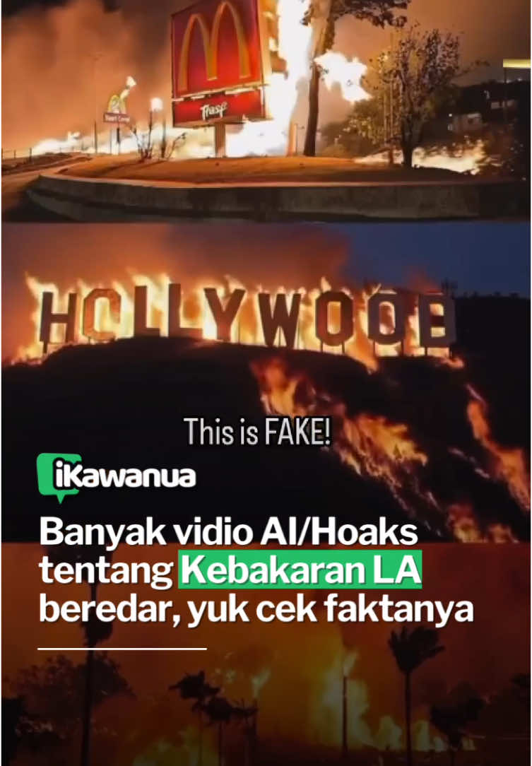 Kebakaran dasyat memang terjadi dan menghanguskan sebagian wilayah Los Angeles, seorang wanita asal Los Angeles membagikan video perbandingan antara video editan AI dan asli yang dia rekam. Jadi lebih teliti lagi dalam mencerna informasi 🧐 