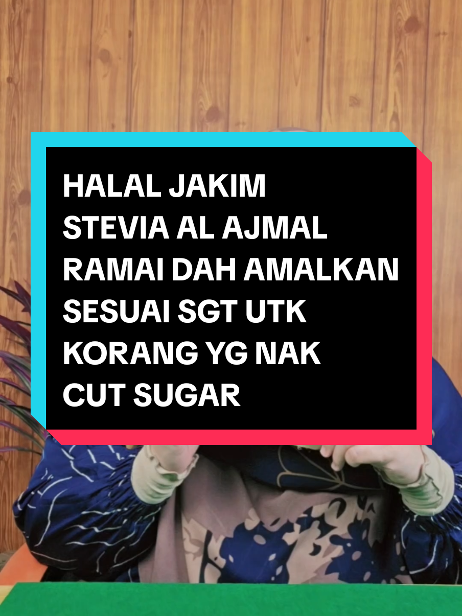 Replying to @puanzaizai Alhamdulillah, semoga lebih ramai lagi yang ada kesedaran untuk kurangkan pengambilan gula putih. Pemanis Stevia Ajmal, sangat sesuai untuk korang yg nak kurangkan gula #stevia #steviaajmal #steviaajmalviral  #steviaasli #steviaoriginal 