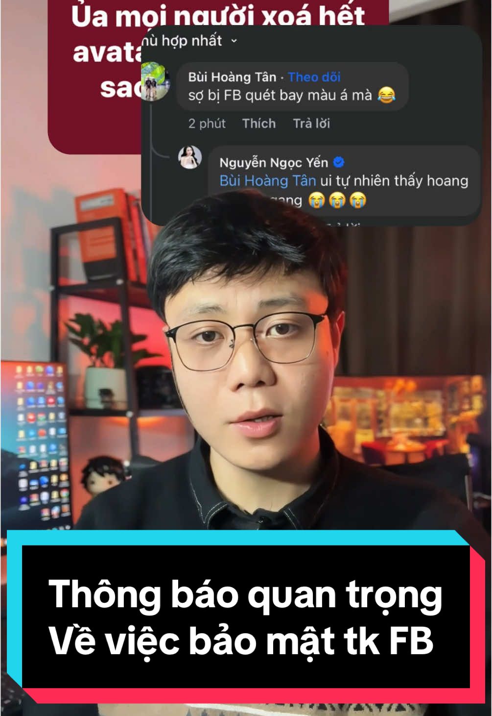 **Thông Báo Quan Trọng Về Việc Bảo Vệ Tài Khoản Facebook**   Kính gửi Quý khách hàng,   Hiện nay, Facebook đang gặp phải một lỗ hổng bảo mật nghiêm trọng, dẫn đến việc các tài khoản dễ bị đánh sập bởi những đối tượng xấu. Chúng tôi xin cung cấp thêm thông tin quan trọng và hướng dẫn chính xác để bảo vệ tài khoản của Quý khách:   ### Về tình trạng thay ảnh trắng làm ảnh đại diện và ảnh bìa:   Hiện tại, nhiều người đã thay ảnh đại diện và ảnh bìa bằng **ảnh trắng** với mục đích tránh bị đánh sập. Tuy nhiên, **đây là cách làm sai** và vẫn có nguy cơ bị khóa tài khoản như khi để ảnh đại diện bình thường.   ### Cách xử lý đúng:   - Quý khách cần vào **album ảnh đại diện** và **album ảnh bìa** của tài khoản, **xóa hoàn toàn các ảnh đại diện và ảnh bìa hiện tại**.   - Nếu chỉ thay ảnh khác, kể cả là ảnh trắng, vì cách này không đảm bảo an toàn. NẾU MUỐN AN TOÀN bắt buộc phải xóa ### Lời khuyên dành cho các trường hợp khác nhau:   1. **Những ai kinh doanh hoặc có nguy cơ bị tấn công:**      - Nếu Quý khách từng gây thù oán, bị nhiều người ghét, hoặc lo ngại có người thuê dịch vụ đánh sập Facebook, hãy xóa ảnh đại diện và ảnh bìa ngay lập tức.   2. **Những người dùng Facebook thông thường:**      - Nếu chỉ sử dụng Facebook để sinh hoạt cá nhân, không có mâu thuẫn hoặc không kinh doanh lớn, thì không cần xóa.   ### Lưu ý quan trọng:   Hiện tại, lỗi này chưa được Facebook khắc phục, nên **đánh sập tài khoản Facebook rất dễ dàng**, đặc biệt với những ai có xung đột hoặc thường xuyên chửi nhau, đăng bài phốt, hoặc thách thức người khác. Chúng tôi khuyên Quý khách **giữ thái độ hòa nhã** trên mạng xã hội để tránh rủi ro.   ### Thời điểm có thể để lại ảnh đại diện và ảnh bìa:   - Chỉ nên sử dụng lại ảnh đại diện và ảnh bìa khi:     1. Facebook đã sửa lỗi này hoàn toàn.     2. Những người có ý định tấn công Quý khách không còn nhắm đến tài khoản của Quý khách nữa.   Chúng tôi xin nhắc lại, đây là lỗi mới của Facebook và chưa có thời gian cụ thể để khắc phục. Vì vậy, an toàn nhất vẫn là xóa ảnh cho đến khi tình hình được cải thiện. #tainguyentesla #marketing #giacatgroup #giacatmkt #hack 