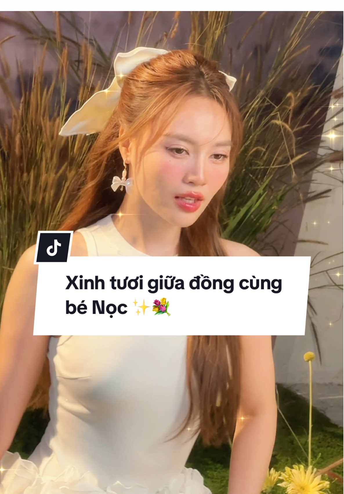 Xinh tươi giữa cánh đồng cùng @Ninh Dương Lan Ngọc ✨💐 #lightontalent #lightontv #ninhduonglanngoc #tiktokgiaitri 