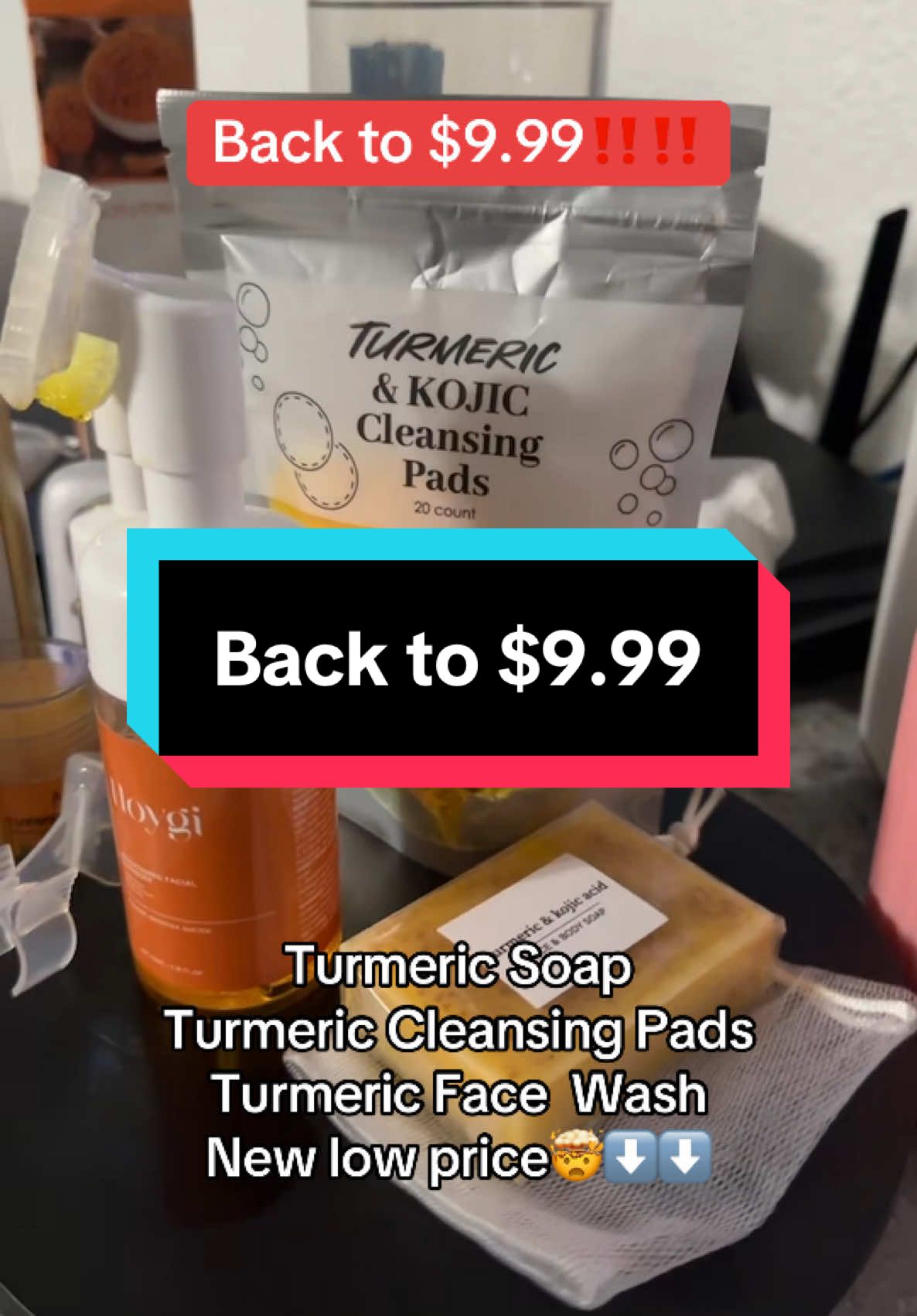 The lowest price is back for this turmeric soap bundle, 9.99 and free shipping🤯⬇️⬇️ tik tok ban is scaring shops #creatorsearchinsights #turmeric #turmericsoap #turmericskincare #soap #facewash #acne #pimples #darkspots #darkspot #TikTokShop #giftguide #sale #dealsforyou #tiktokmademebuyit #fyp #techtok #techfinds #foryoupage #viralvideo #trending #tiktokshop #tiktokshopcybermonday #tiktokshopholidaydeals #tiktokshopholidaysale #tiktokshopholidayhaul #spotlightfinds #ttsdelight #starcreatorcompetition #freeshipping 