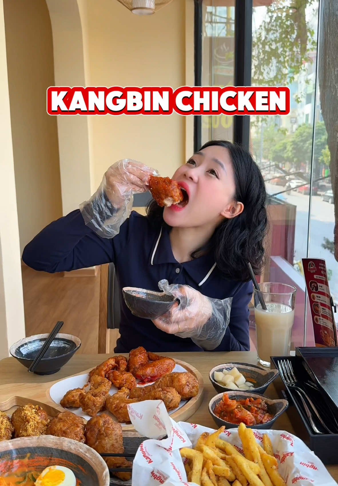 K cần phải sang Hàn mà vẫn ăn được gà chuẩn Hàn nè #kangbinchicken #garan #gahanquoc #chicken #garanhanquoc#gar Rán Hàn Quốc KangbinChicken 