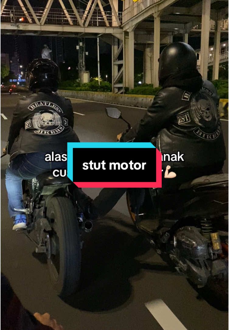 skill wajib anak custom🤣. #stut #motorcustom #Classicmotorcycle #motorcycle #beatlessbikers #fyp 