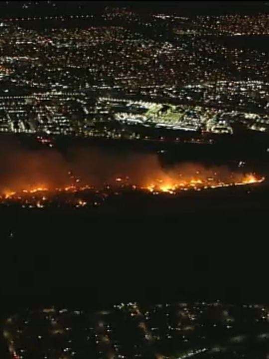 01/13/25 10 p.m. update: A fire has erupted in Ventura County, prompting a large response from firefighters as fierce winds return to the region.