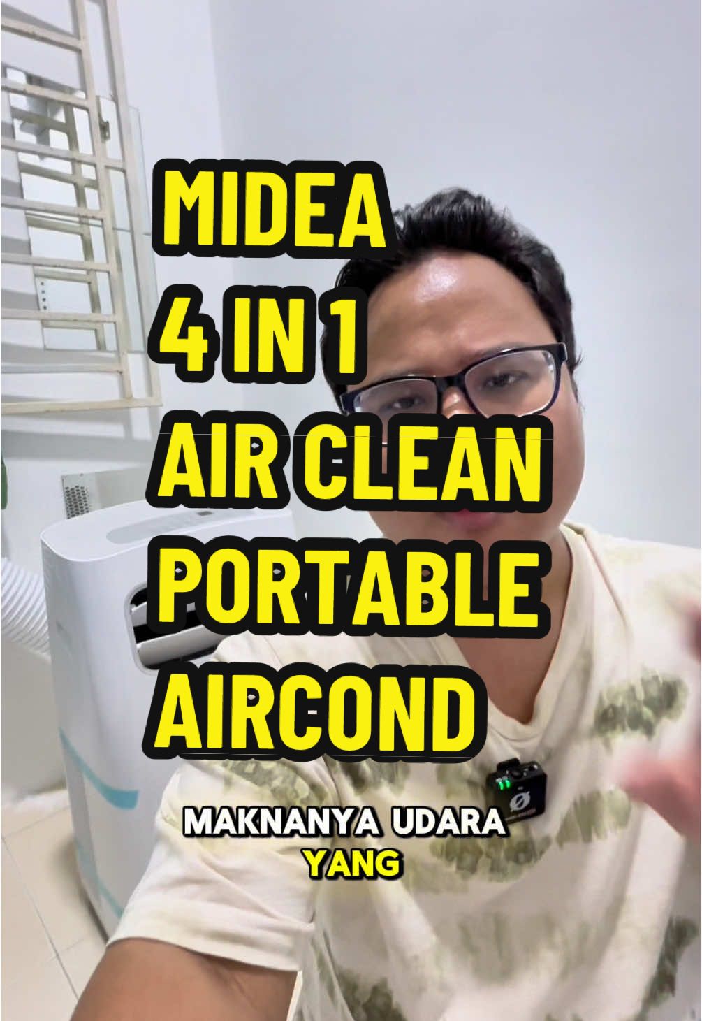 Best pakai portable aircond dari Midea ni. MIDEA Air Clean 4 in 1 Portable aircond. Easy installation, sesuai untuk dibawa kemana mana. @Midea Malaysia @mideamalaysia  #Mideamalaysia #Mideaaircond #MideaMPF #Portableaircond #makeyourselfathome #amadzahry 