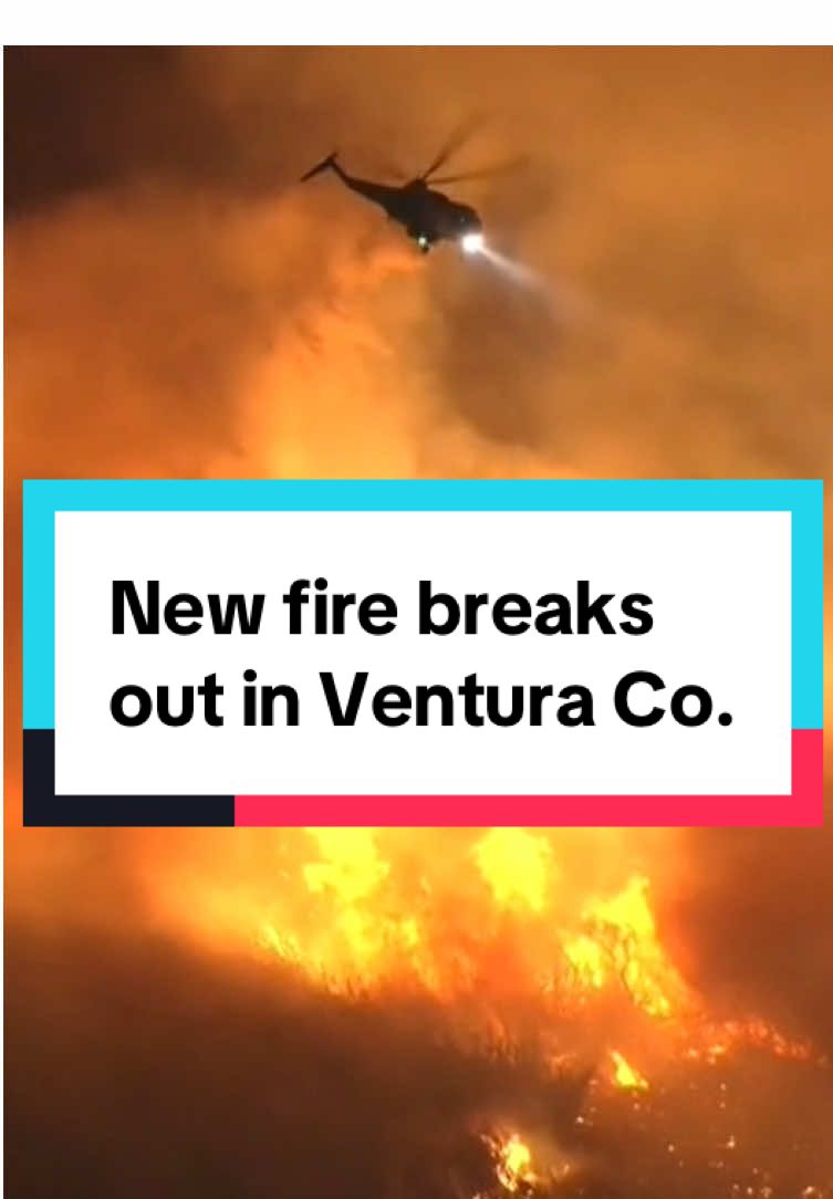 The #AutoFire has forced evacuation orders to parts of Ventura County, #California.