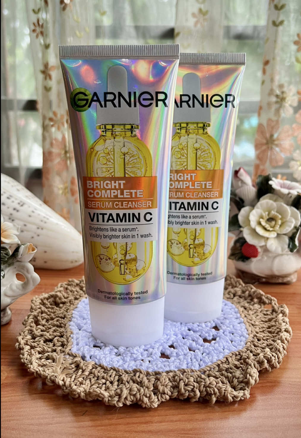 kapan lagi nemu cleanser yang ada kandungan serum 1 botol dengan harga 30 ribuan bisa langsung mencerahkan dalam 1x cuci muka 🤩🌟✨ buruan co di keranjang kuning🏃🏼‍♀️‍➡️‼️ #affiliate #cleanser #sabuncucimuka #garnier 