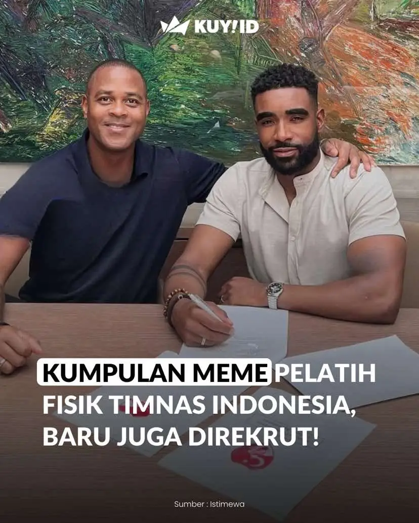 Bisa diem gak jari kalian tuhh, baru aja diumumin jadi pelatih fisik, udah ada aja meme nya😭🫵🏻 Struick yang semangat ya, kayaknya udah gak bisa jadi El Klemer lagi😅