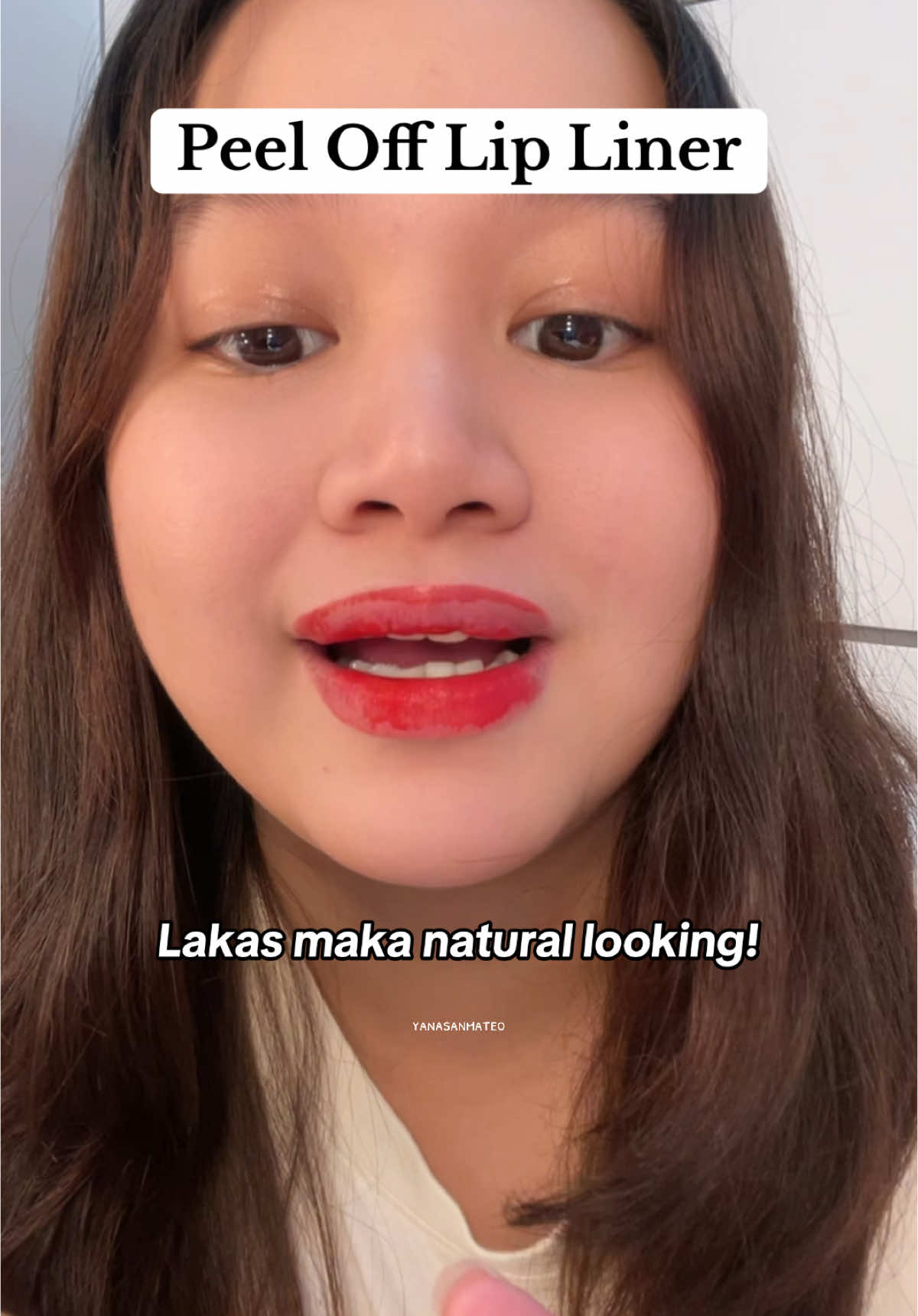 Peel Off Lip Liner na ang lakas maka natural looking sa lips! #peelofflipliner #peeloffliplinerstain #peelofflipstain #peelofflipstick 