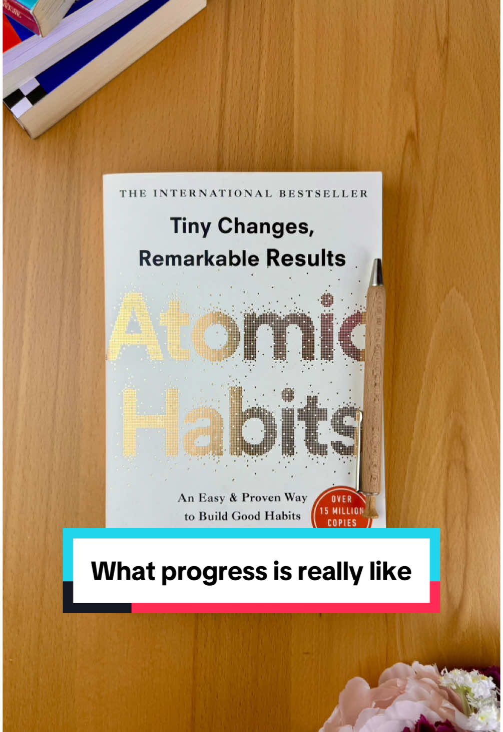 What progress is really like #SelfImprovement #personalgrowth #atomichabits 
