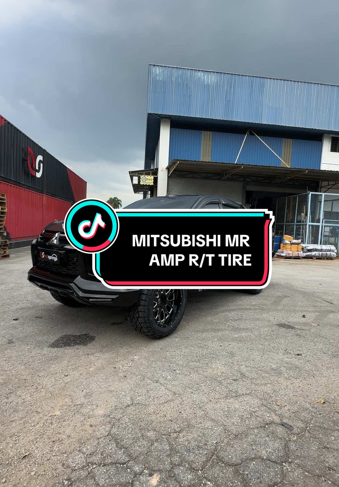 Mitsubishi Triton upgrade  ✅AMP R/T 285/55R20 ✅HAMER NOVA SERIES REAR BUMPER  #redsprings #hamer #suspention #mitsubishi #triton #tritonmodified #triton4x4club #kotakinabalu #sabahan #fypシ゚ #fypviralシ 