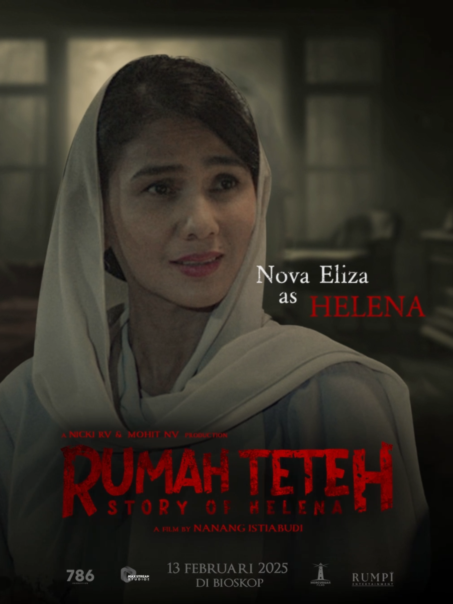 @novaelizatime sebagai HELENA Siapkan pasukanmu untuk nonton Rumah Teteh di Bioskop dari sekarang. *** Diangkat Dari kisah nyata di kota Bandung tahun 2007 dan  diadaptasi dari novel dan channel Youtube, Rumah Teteh sudah ditonton lebih dari 2 juta view.  Thread by @brii_story dan disutradarai oleh @nanangistiabudi. RUMAH TETEH tayang 13 Februari 2025 di bioskop! #RumahTeteh #RumahTetehDiBioskop #FilmRumahTeteh #13februari2025 #tiktoktainment