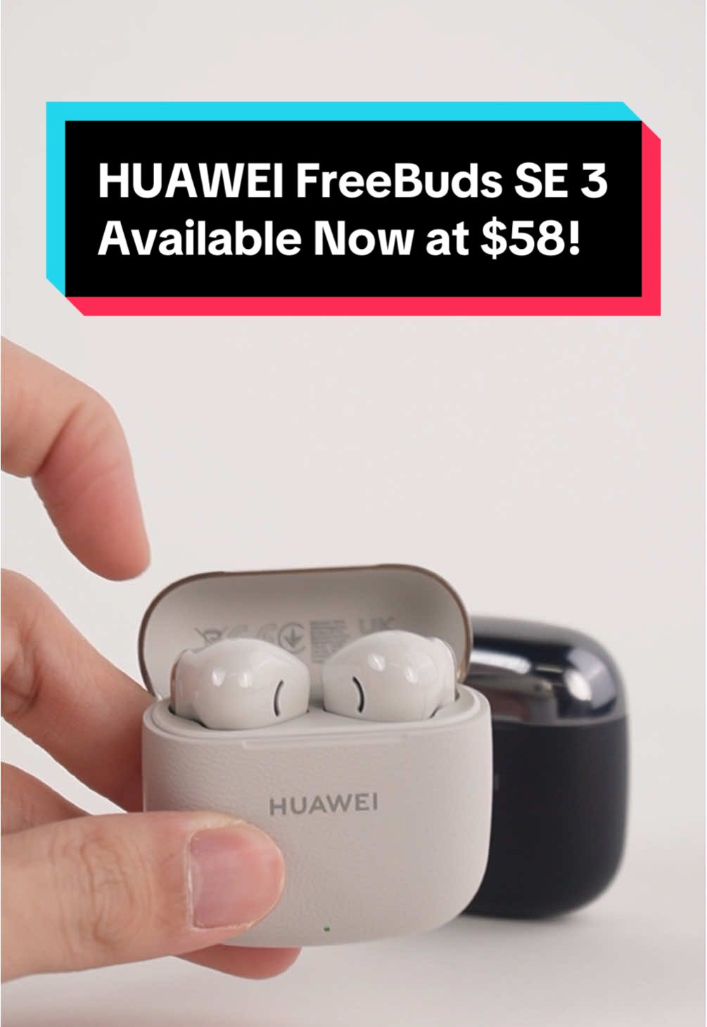 🎧💥 Unleash the sound with the new HUAWEI FreeBuds SE 3! Now available in sleek black & chic beige. Only $58 for ultimate audio freedom! 🖤🤍  #HUAWEI #FreeBudsSE3 #NewRelease #techgoals #wirelessfreedom 