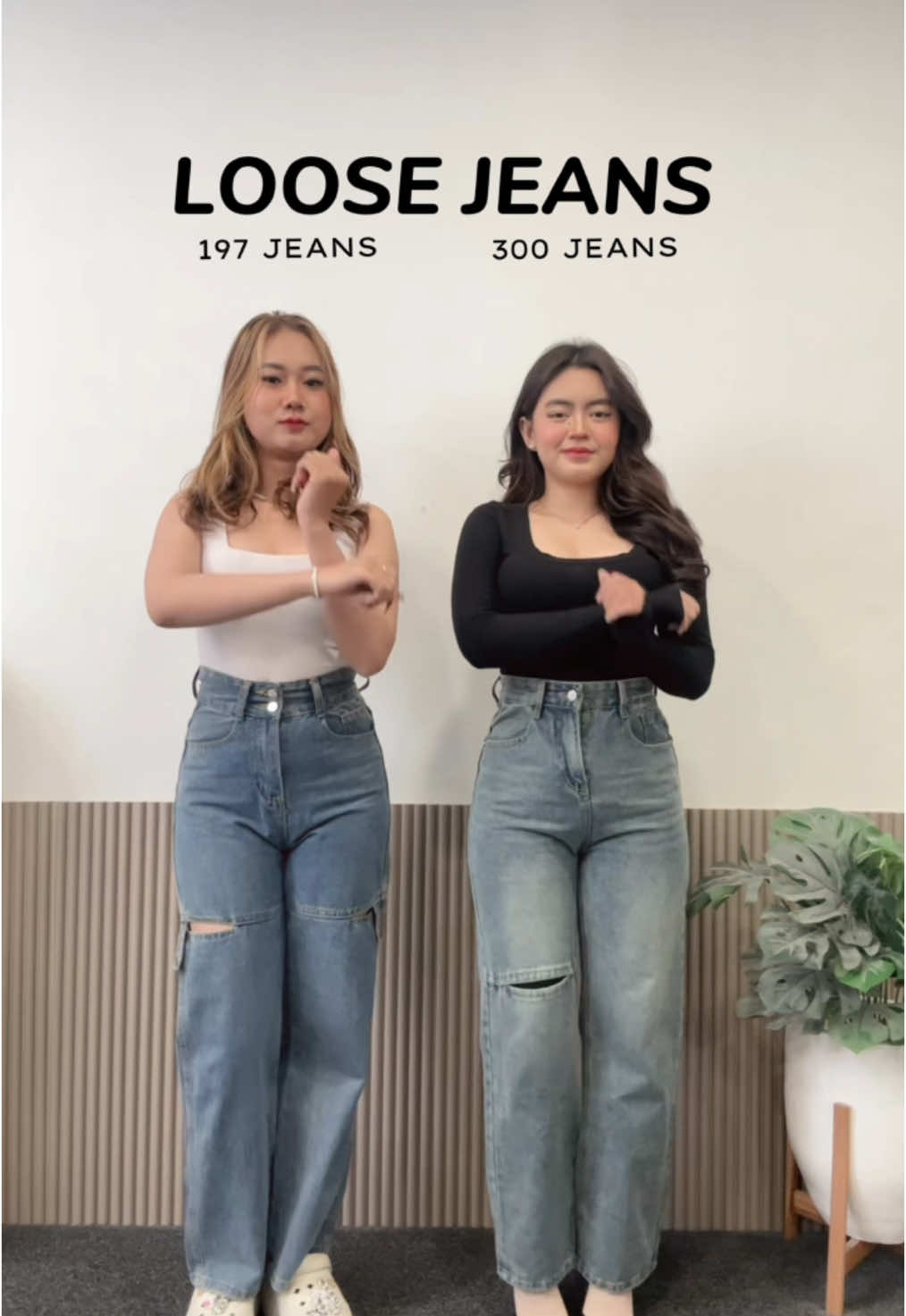 Join live buat dapat harga murah guys🤩 #luxedlabeljeans #jeanswanita #rekomendasijeans #joinlive #hargamurah #racuntiktok #jeansoutfit 