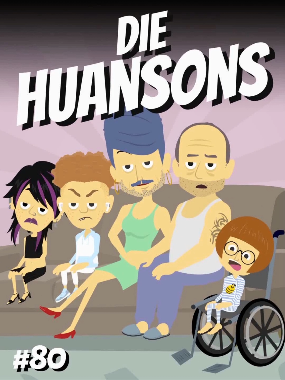 Die Huansons #satire #parodie #cartoon #humor #schwarzerhumor #lustig #witzig #fyp #lustigesvideo #dopytoons  Bei diesem Video handelt es sich um ein satirisches Werk, bzw. eine Parodie. Die Stimmen in diesem Video wurden teilweise von künstlicher Intelligenz erzeugt.