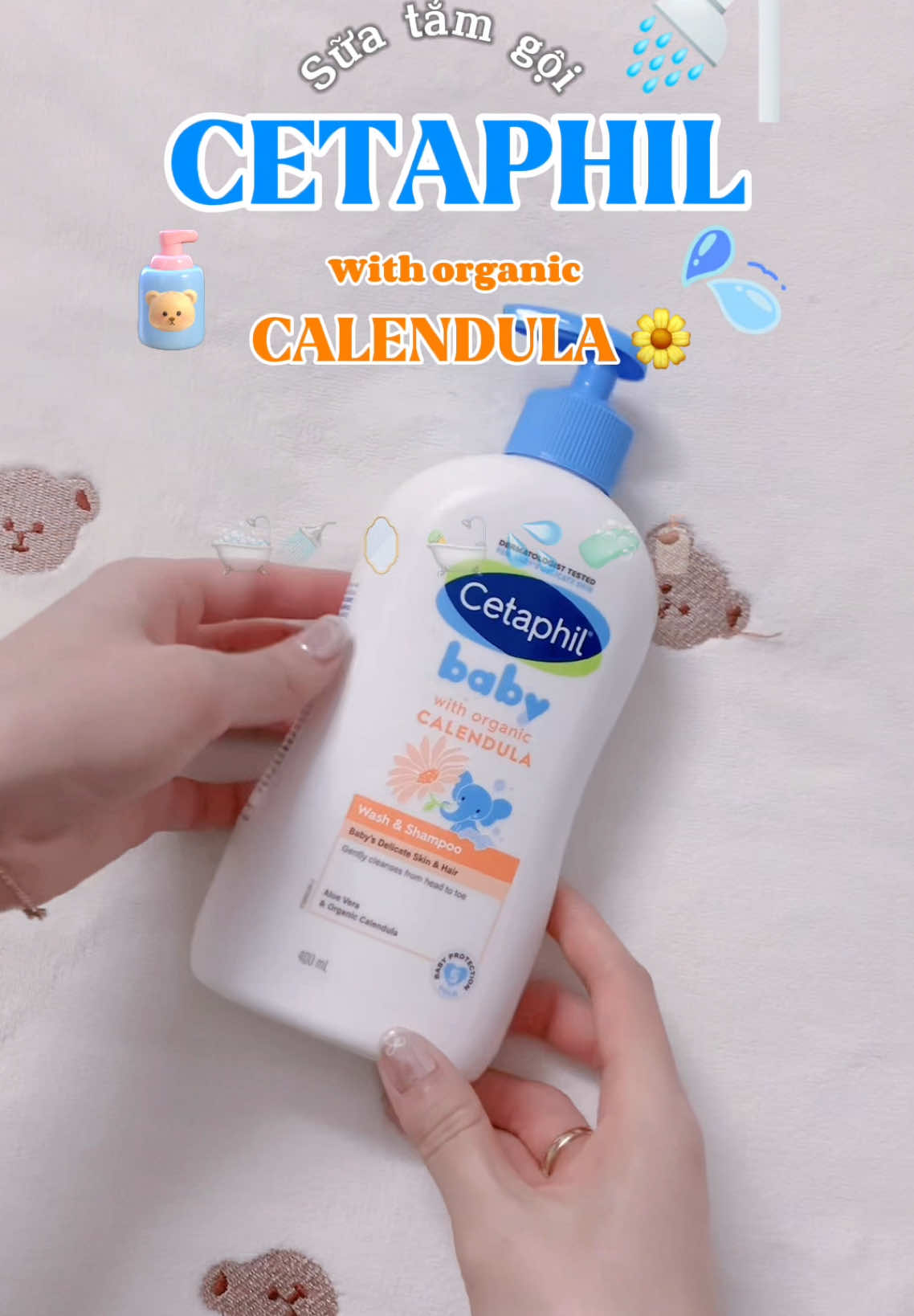 Cetaphil- Sữa tắm gội dịu lành da bé🧴. Hương thơm dịu nhẹ,an toàn,lành tính. Các mom có thể tham khảo em này cho bé nhà mình nhé ✅ #cetaphil #cetaphilbaby #suatamgoichobe #mebimthongthai #chamconnhantenh 