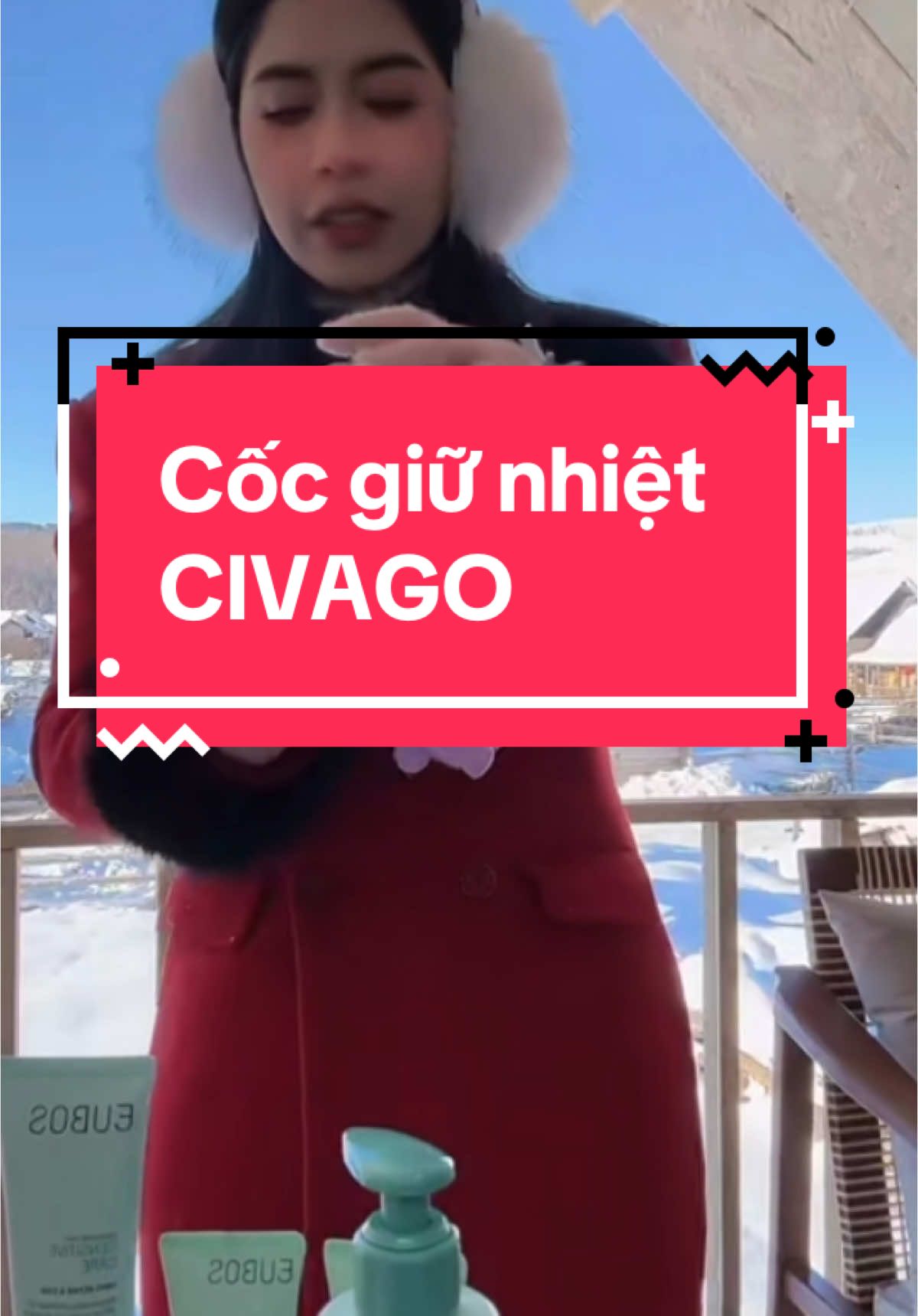 Cốc giữ nhiệt CIVAGO #civago #civagotumbler #civagocoffeemug #cocgiunhiet #lygiunhiet #cocgiunhietcivago #hangdumuc #hangdumuclive #samtetbaovui #tiktokshoptet #saleluongve 