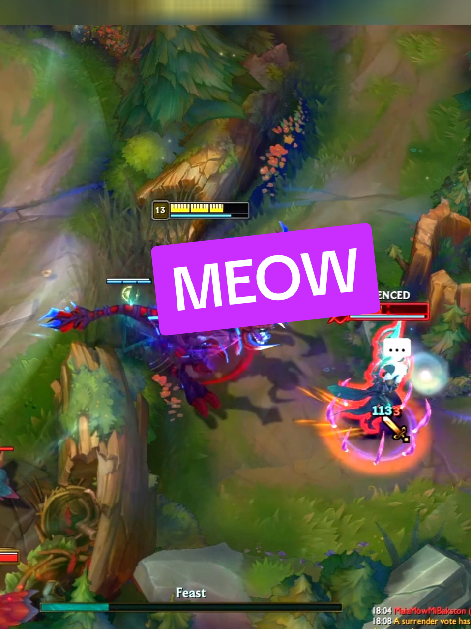 Meow meow #chogath #leagueoflegends #aicover 