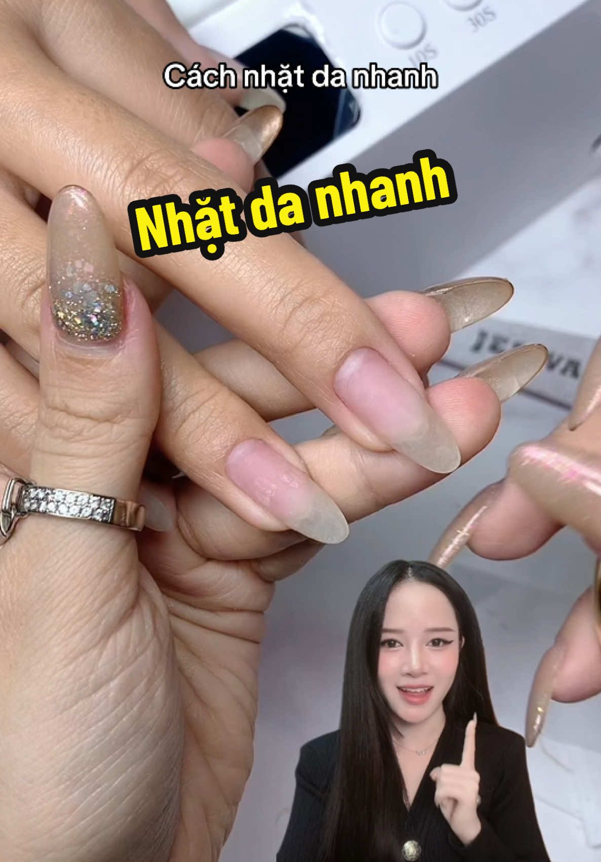 Nhặt da nhanh, tiết kiệm thời gian  #nghithaonail #nghithao #nhatda #nhatdatay 