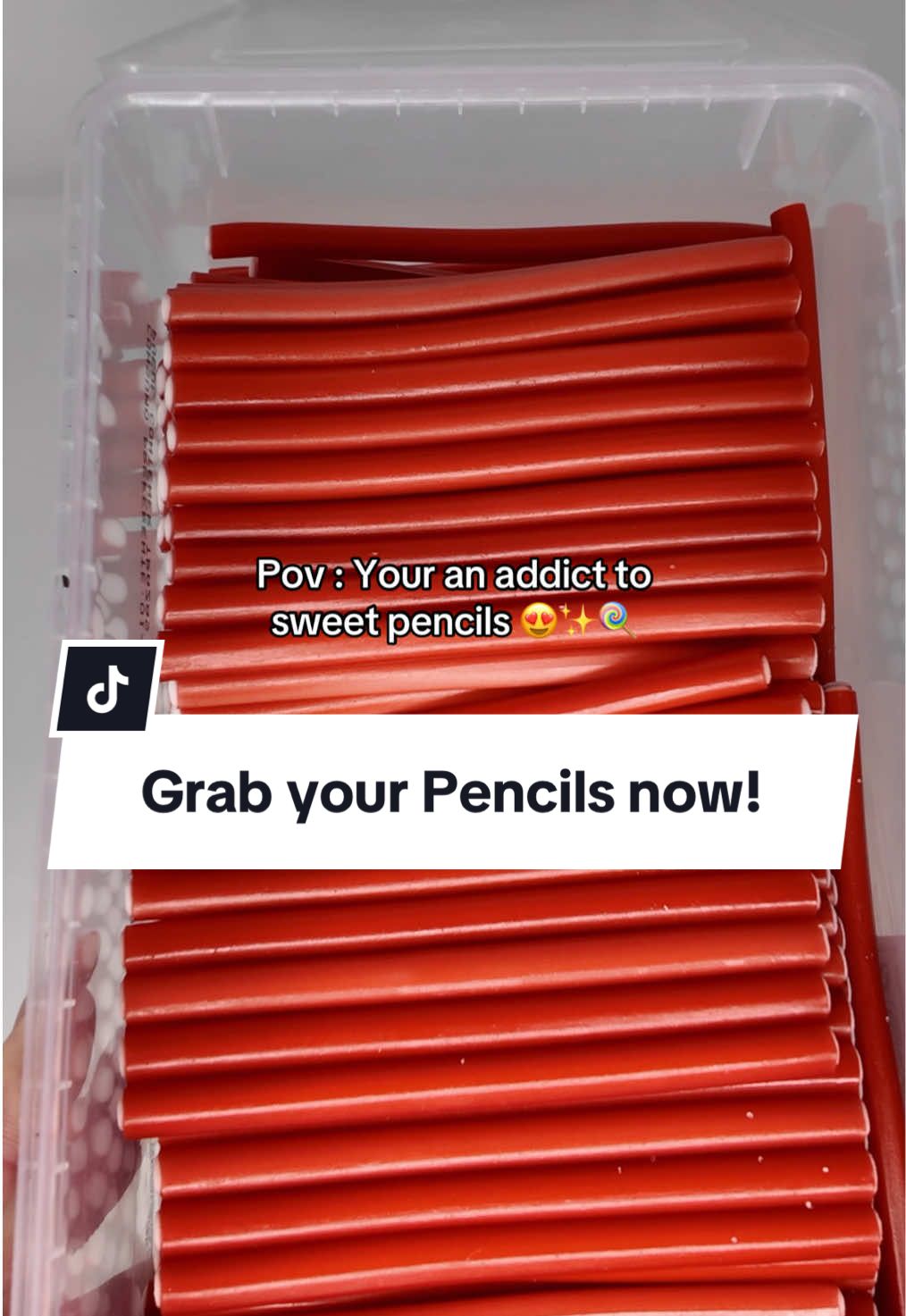 They are just too good. ✨🍭👀 #fyp #pencils #sweets #usergeneratedcontent #sosweet #viralvideos #tiktokmademebuyit #contentcreator 