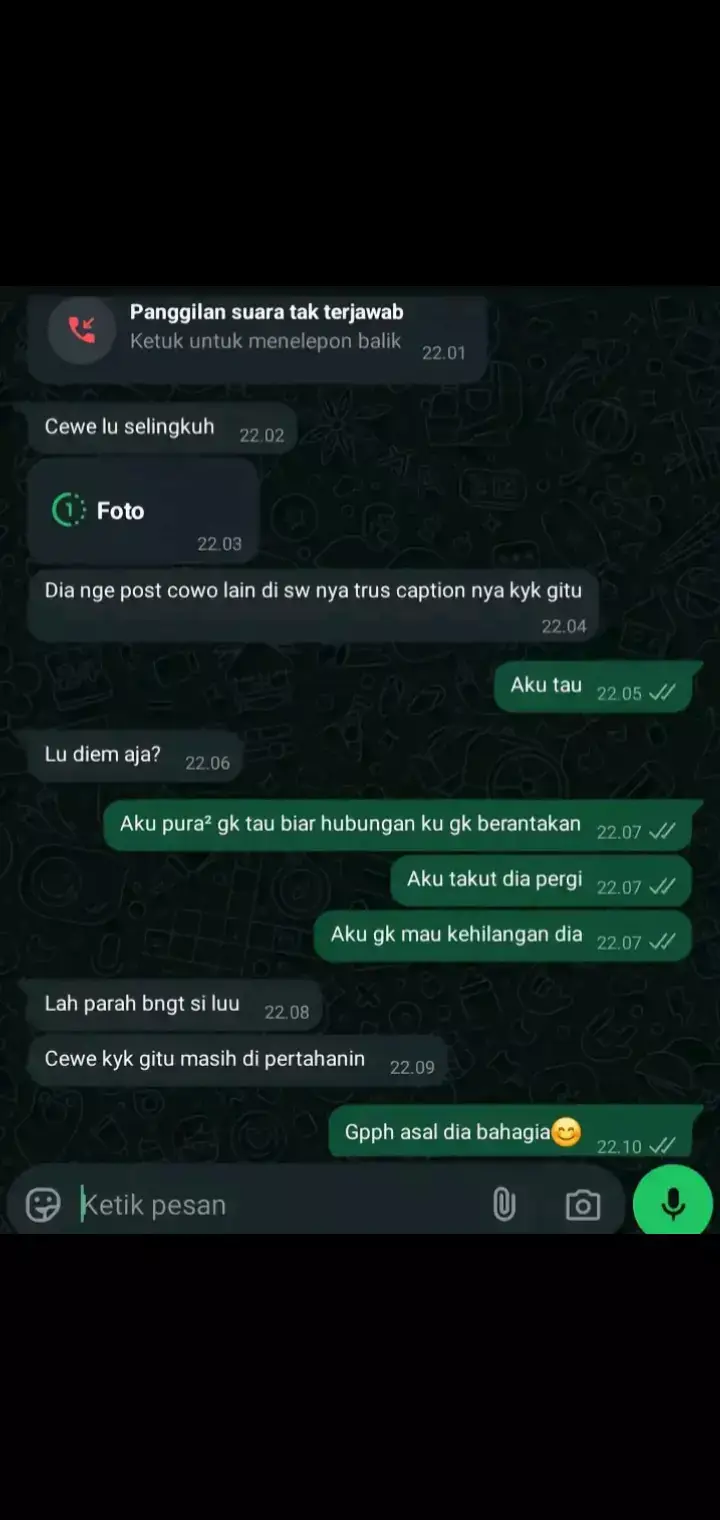 pemenangnya ttp org yg dia suka😓#galaubrutal🥀 #storytime #sschat #fypp