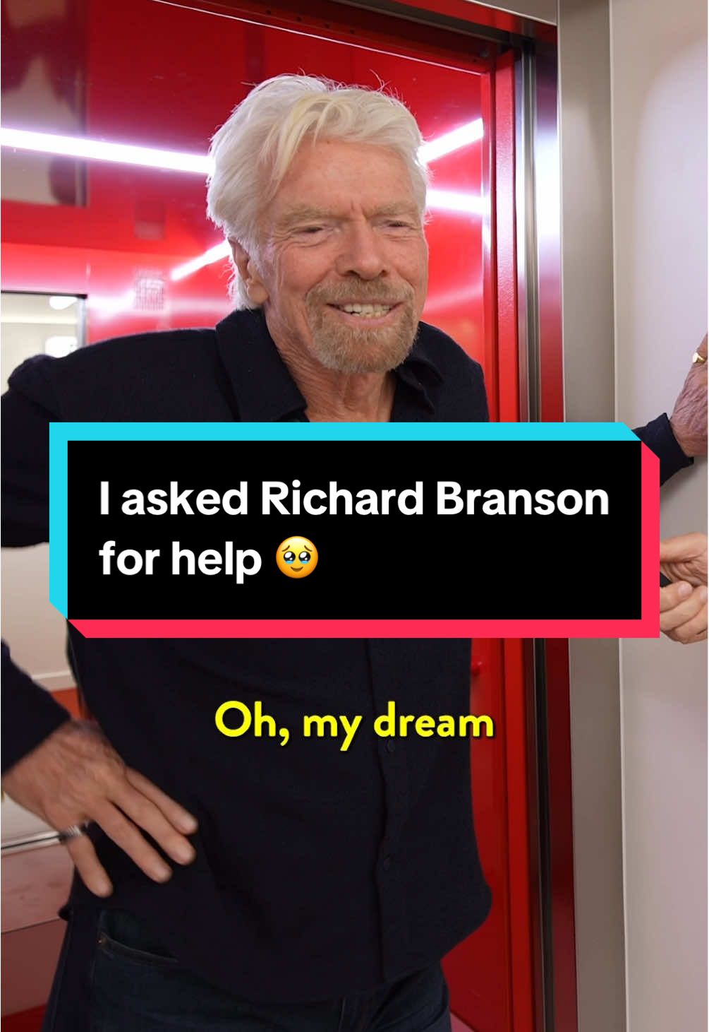 Dream SO big that people think you’re crazy. Richard Branson dreamt he could fly… Now, he owns an airline as well as 35+ other companies around the world! Richard has been my hero ever since I was a kid. Back then, entrepreneurship wasn’t “cool”… Until Richard Branson came along and changed everything. He revolutionised how people saw entrepreneurship and made dreaming big and building businesses seem not just possible… but FUN! Fast forward to today, it feels surreal that we’re now teaming up to HELP people together. Richard is a true pioneer of entrepreneurship and one of the most successful visionaries alive. And now, he’s sharing his best business lessons for FREE on my YouTube channel, to help you turn your “crazy” dreams into reality. You can check it out through the link in my bio. 🔗 Oh, and it gets better… We’re giving YOU the chance to pitch your “crazy” dream to both Richard and me! 👉 Just pitch your dream to the doorbell next to the iconic elevator at Virgin’s London Hotel. Every pitch will be seen and uploaded to HelpBnk.com (T&C apply) Then Richard and I will react to our favourites and post them across our social channels… Giving you access not only to advice, but exposure to millions worldwide. @HelpBnk and @Virgin StartUp will be supporting too! Let’s turn “crazy” into reality 💪❤️