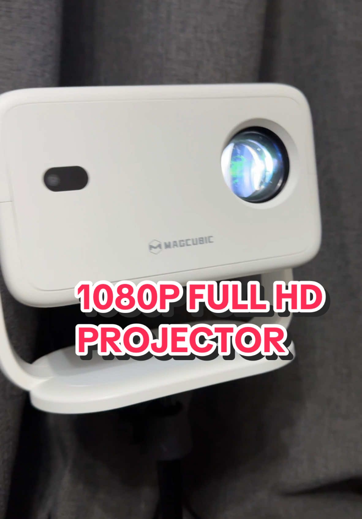 This projector is insane! #projector #projectorscreen #movienight #homecinema #tiktokmademebuyit 