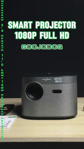 The Goojodoq 1080P Projector 🎥 offers: 1080P clarity 🖼️ HDMI & Bluetooth 🔌📶 Built-in speakers 🔊 Portable design 🧳 Perfect for movies 🎬, gaming 🎮, and presentations 💼! #tecnology #Goojodoq #Projector #1080p
