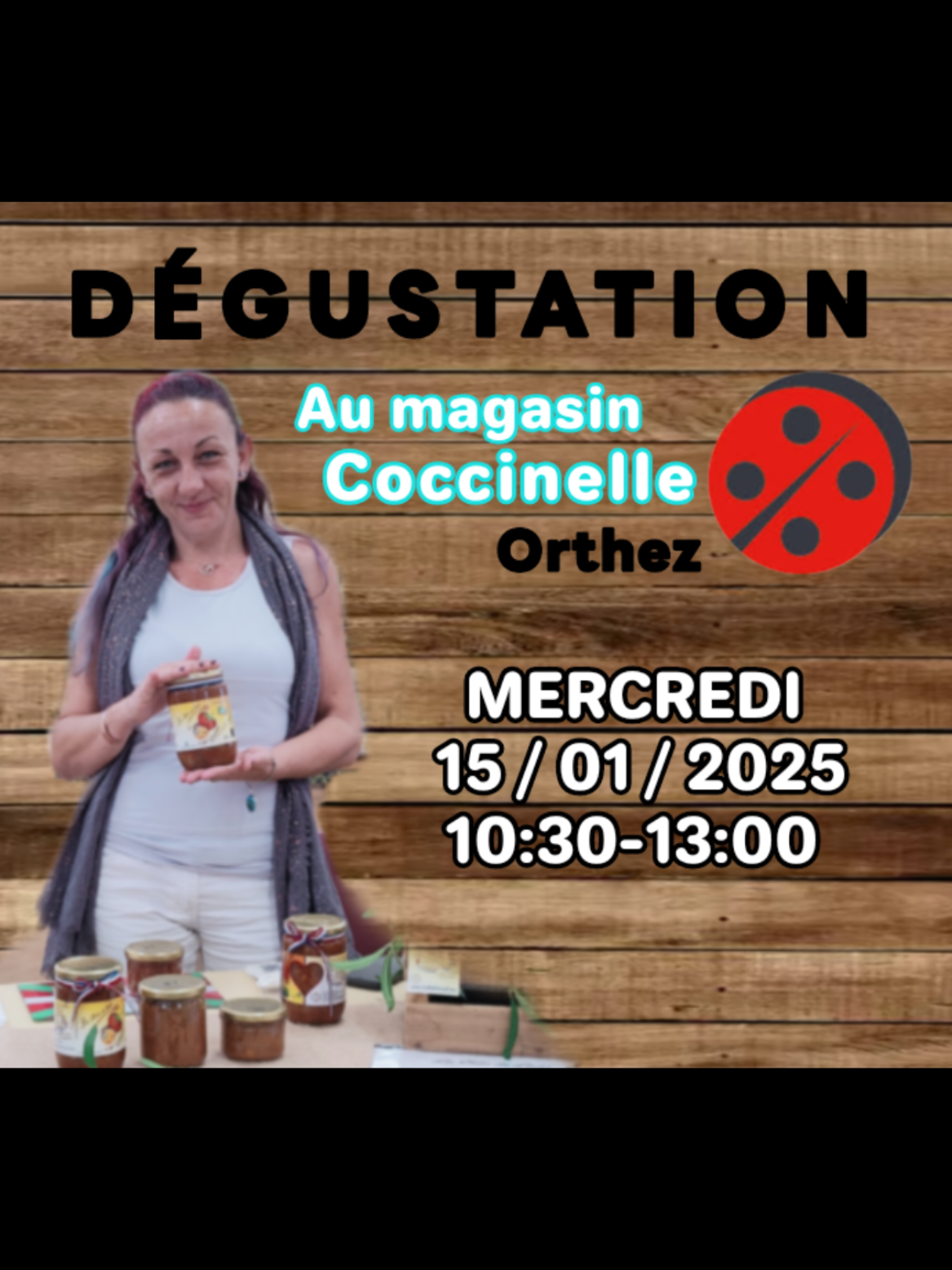 Votre magasin coccinelle à Orthez, vous invite à venir goûter une exceptionnelle Bolognaise , le mercredi 15 janvier 2025 de 10:30 à 13:00 au 34 avenue du 8 mai 1945. #LaBoloDeLaeti, 🫵 votre choix qualité 📝 pour un gage de saveurs 😋 #Alimentation #Bolognaise #TrèsHauteQualité #France #NouvelleAquitaine #PyrénéesAtlantiques #PaysDuBéarn #Orthez #Supermarché #Coccinelle 