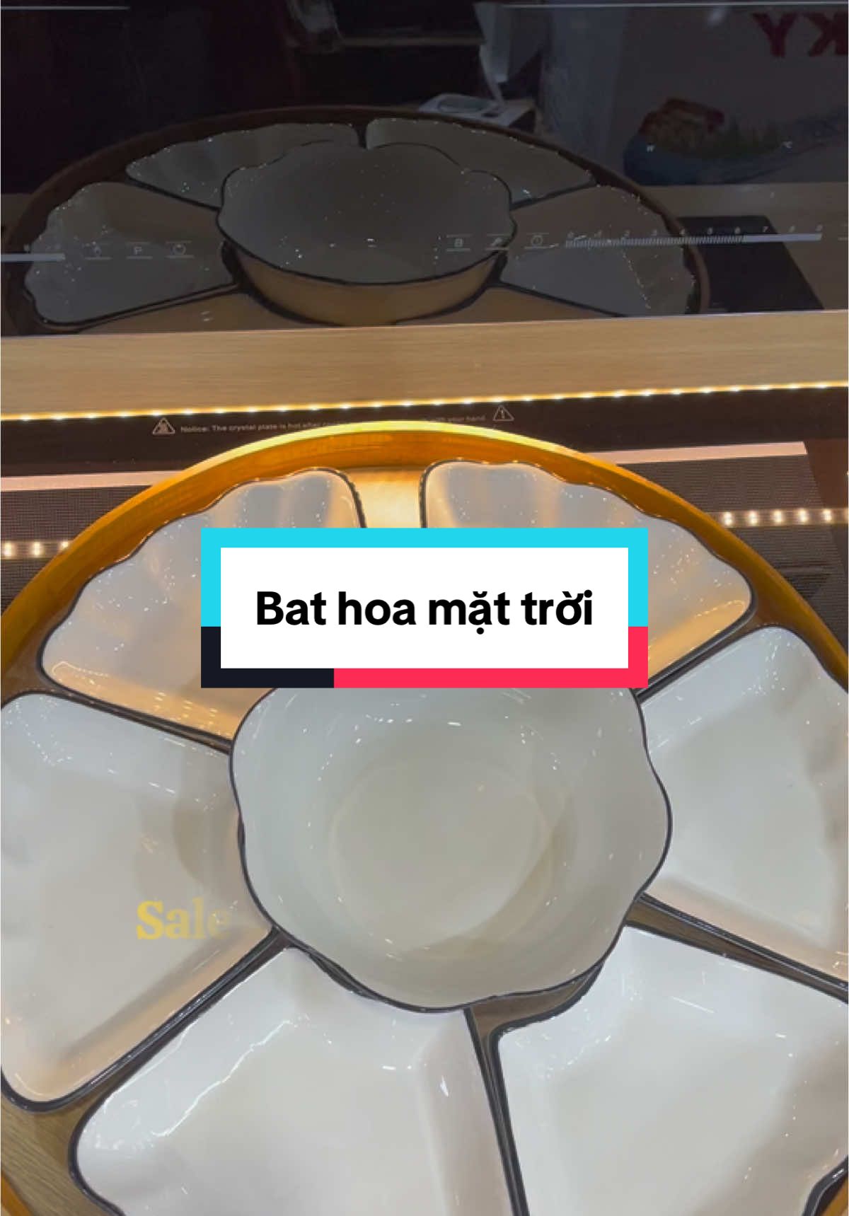 Bộ bát đĩa hoa mặt trời gốm sứ thắp hương Set đĩa bát hoa mai sứ trắng viền đen cao cấp##HăngHoastore##đồgiadụng##bathoamattroi##batgomsubattrang##tet2025♥