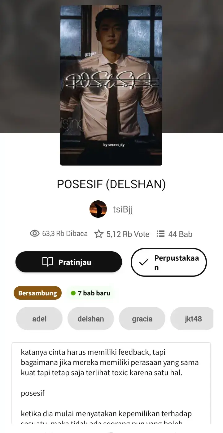 #wattpadrekomendasi #delshan #posesifdelshan #adeljkt48 #shanijkt48 #graciajkt48 #zeejkt48🦖 #gitajkt48 #prosespenerbitan #wattpadforyou #jkt48 