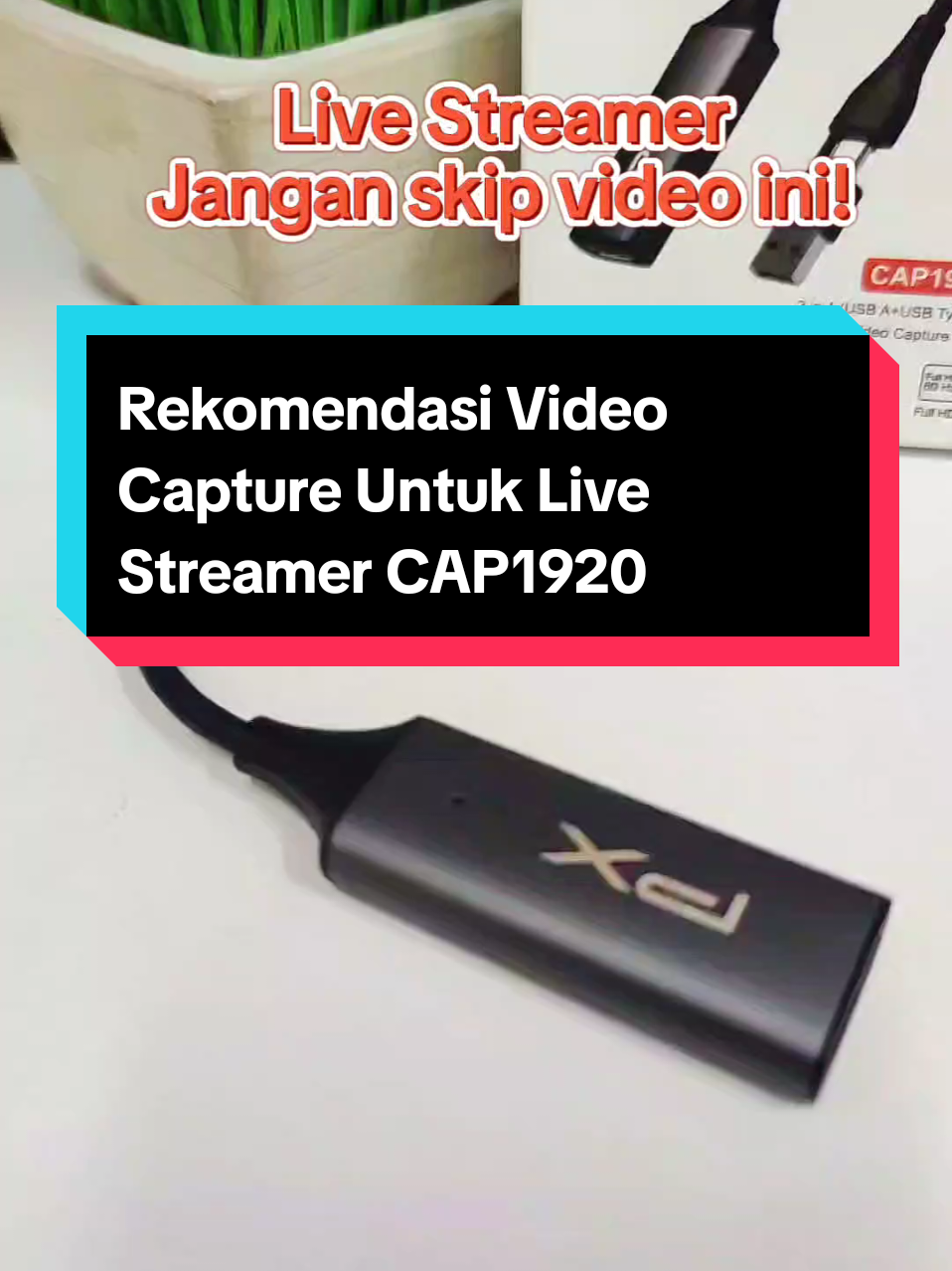 Jangan skip video ini!!! 😉 Rekam momen ngegame kamu dengan lancar dan jernih ke aplikasi broadcasting pakai HDMI Video Capture Card CAP1920 dari PX Indonesia. Cusss cek keranjang kuning di atas 🛒 #techtok  #setup  #fullhd  #hdmi  #capturecard  #rekomendasi  #streamer  #gaming 