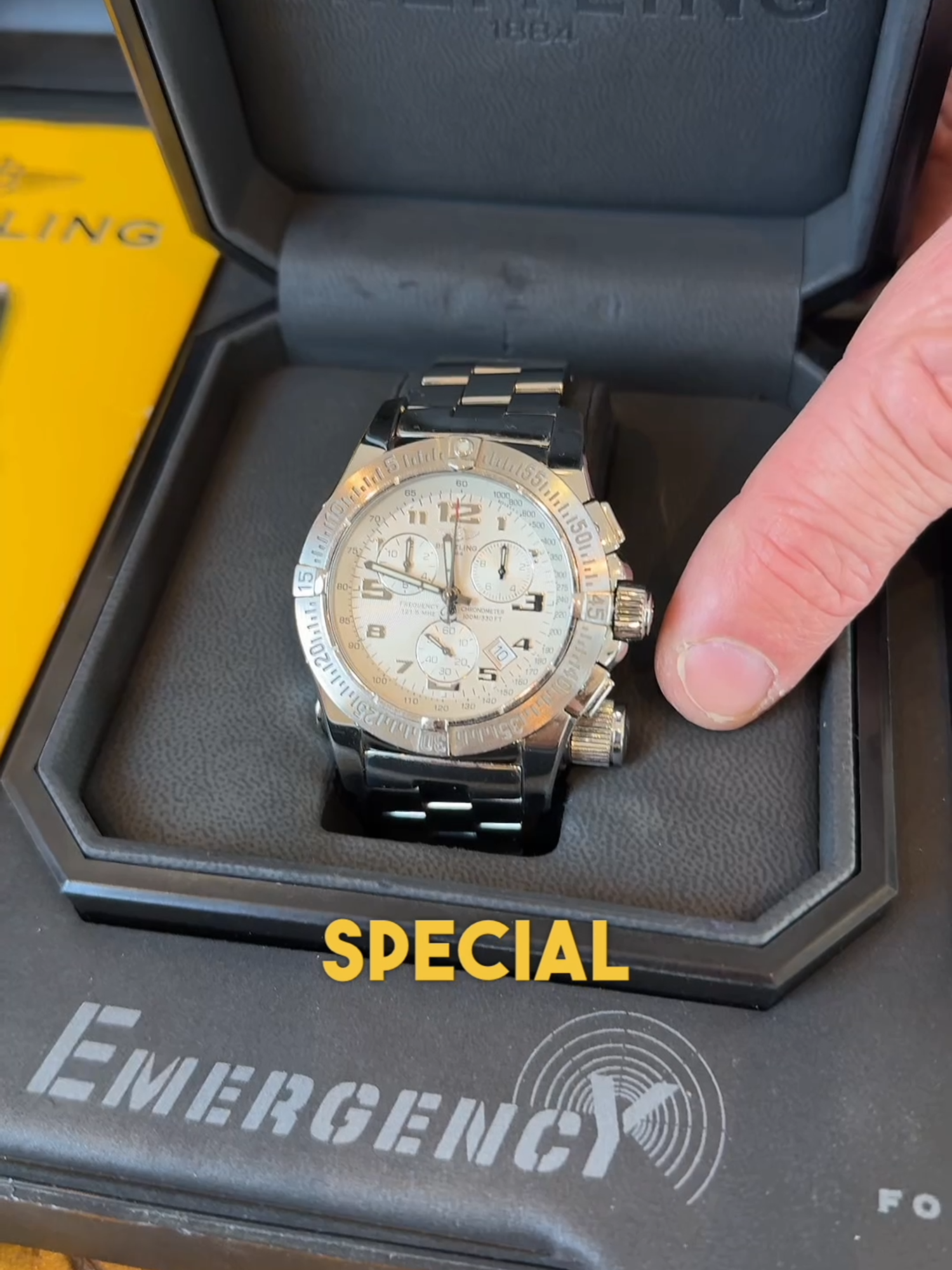 🆘 Breitling Emergency: The Watch That Can Save Your Life! ⚠️ Would you trust your life to this watch? #BreitlingEmergency #LuxuryWatches #SurvivalTools #WatchCollectors #elysiumibiza