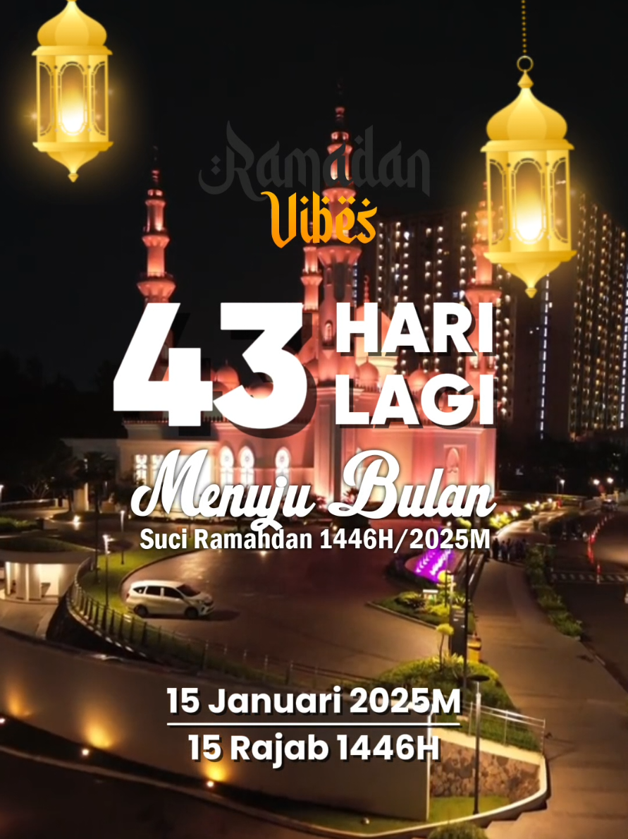 43 HARI LAGI MENUJU RAMADHAN 2025. semoga tahun ini dipertemukan dg Jodohnya.. Aminnn