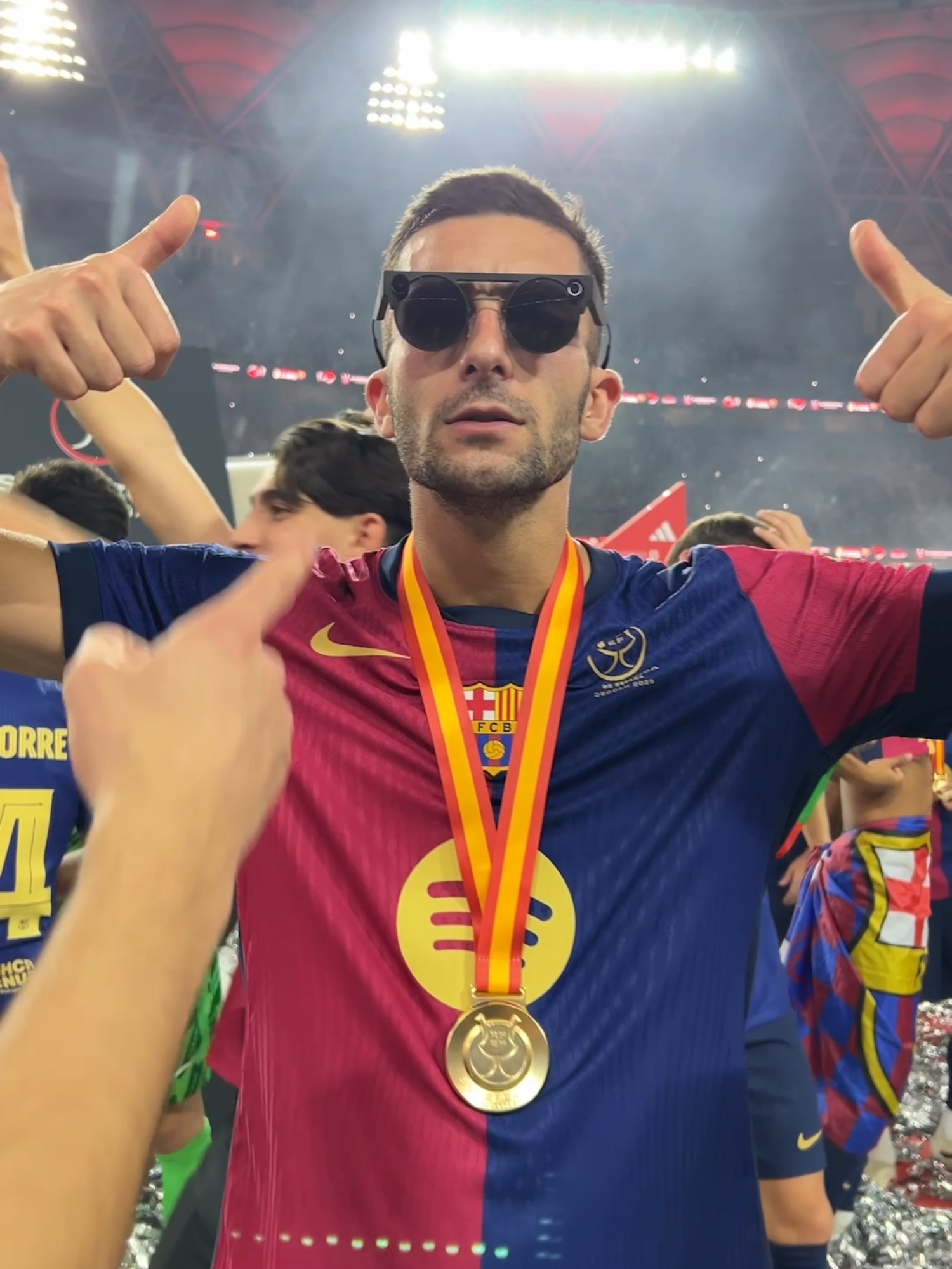 The 🕶️ of the victory 😎 #fcbarcelona #barçaontiktok #barcelona #Supercopa