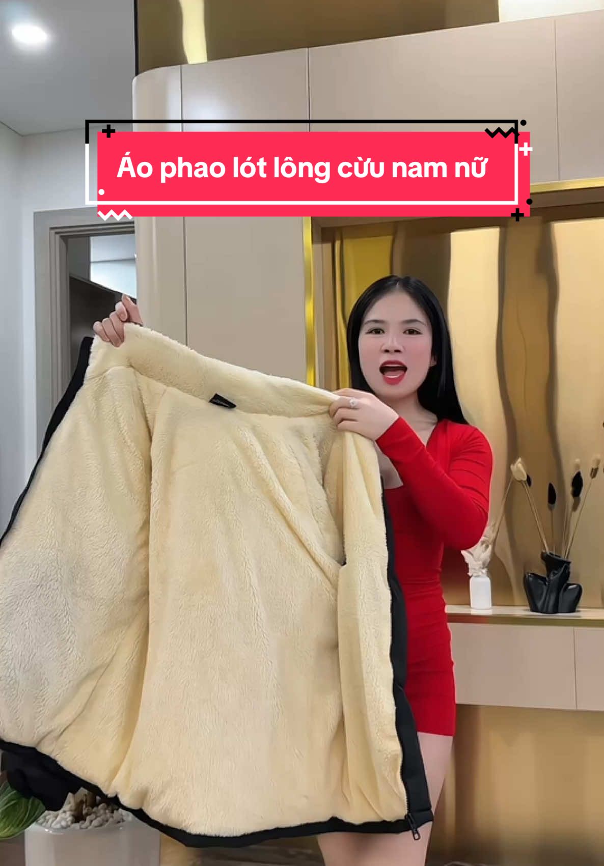 Áo phao lót lông cừu nam nữ