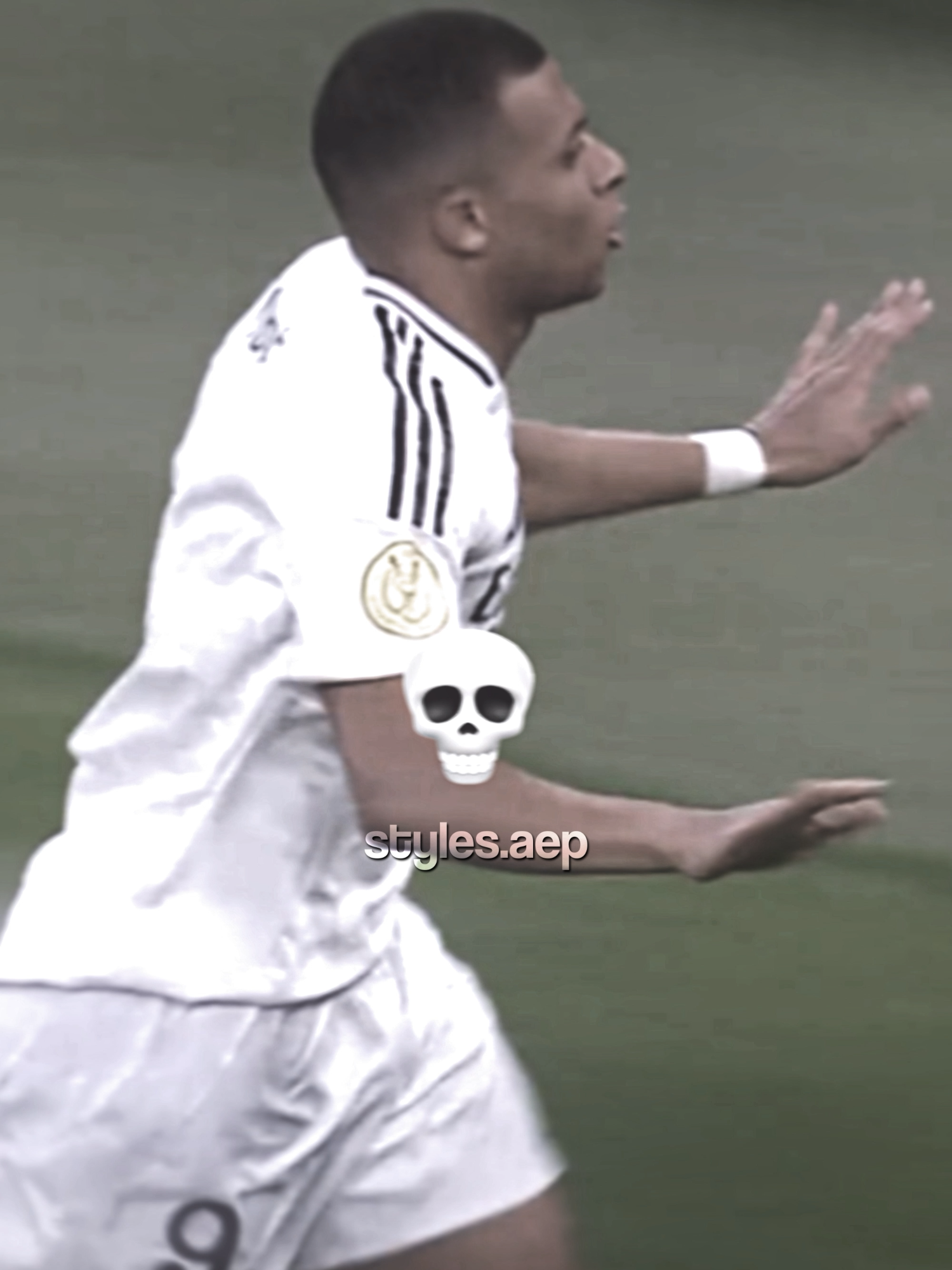 One man army ☠🔥 #realmadrid #halamadrid #barcelona #supercopa #viral #fyp #sstylesaep #blowthisup #trending #mbappe #lamineyamal #araujo #football #kylianmbappé #goal #footballedit #realmadridedit #aftereffects