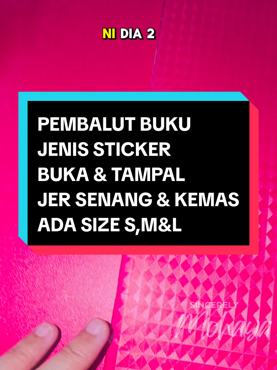 Replying to @su29976 Senang kerja pakai pembalut buku jenis sticker ni. Boleh pilih size S (small) untuk buku tulis latihan pendek tu, M (medium) untuk size buku aktiviti dan buku teks, L (large) untuk buku superminds ,get smart, buku amali sains, buku karangan & buku size A4. Cara Guna Boleh Tengok Video Ni Tau 👇👇👇 @SincerelyMohaya™  #pembalutbuku  #pembalutbukusekolah  #pembalutbukuteks  #pembalutbukuinstant  #peralatansekolah 