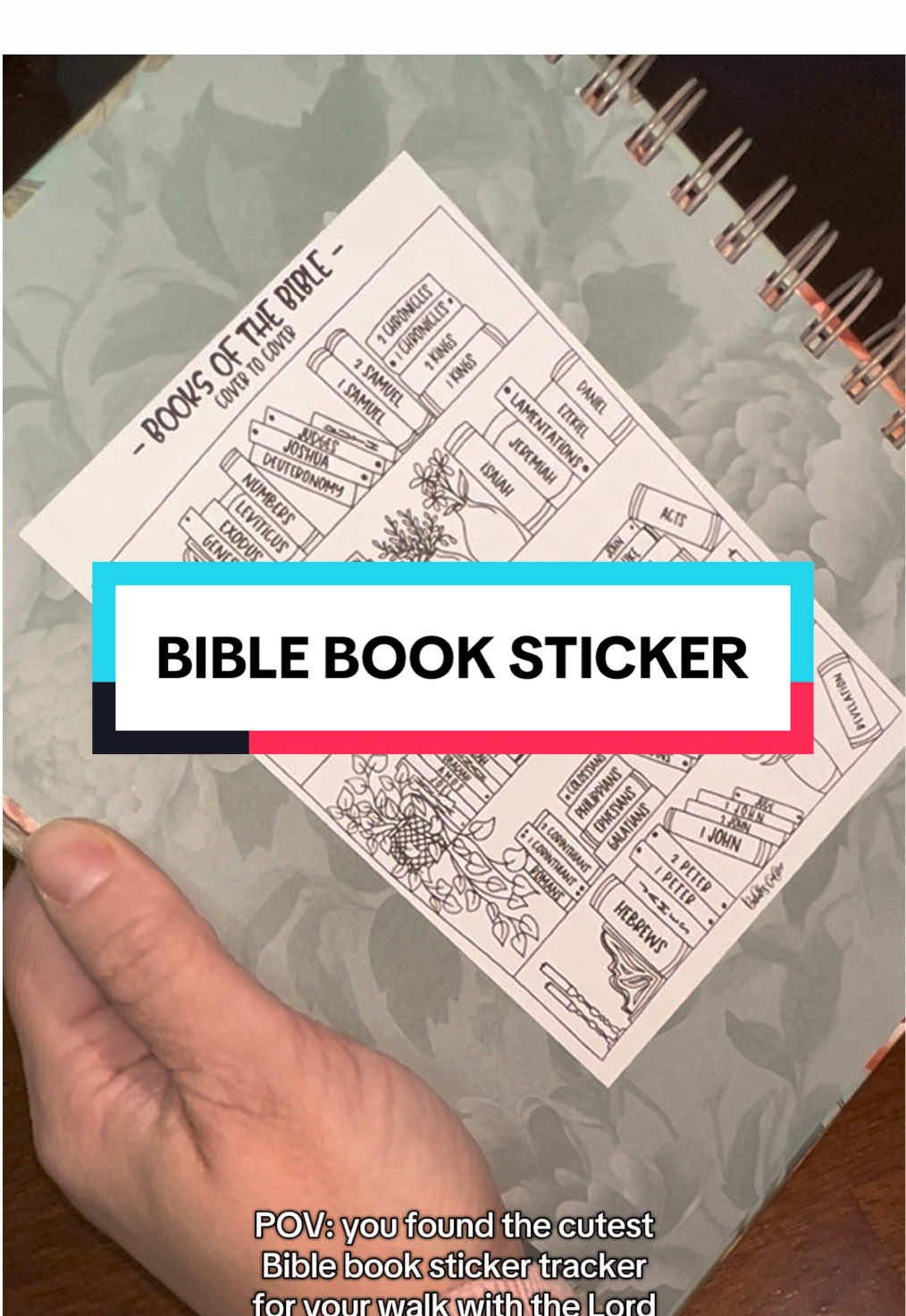 Having a Bible tracker helps with accountability in staying in the word! I start a new one every year. #bibleversedaily #biblestudytools #biblestudytime #walkwithgod #jesuschristislord 