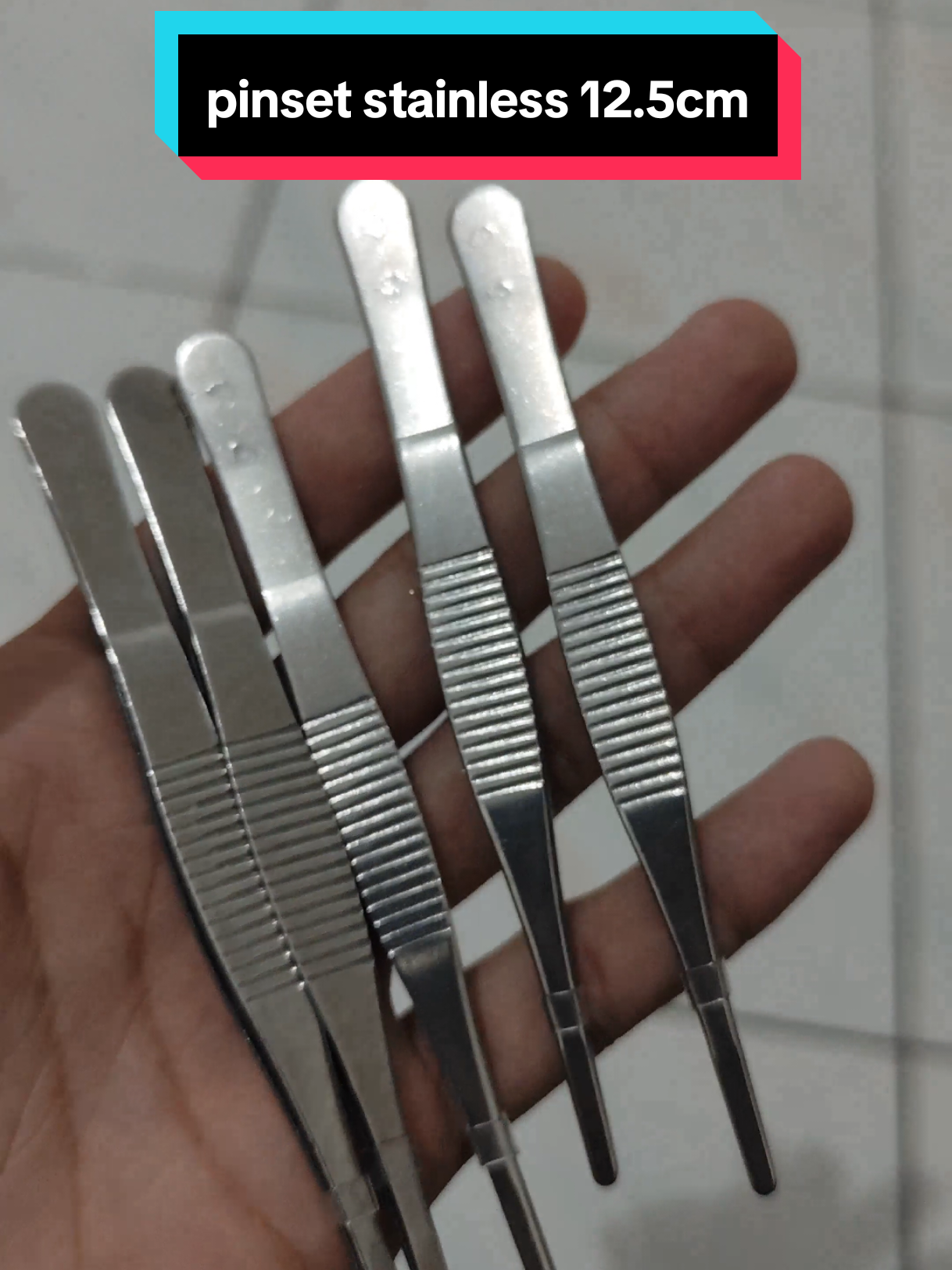 pinset stainless 12.5cm#alatkesehatan #medical 