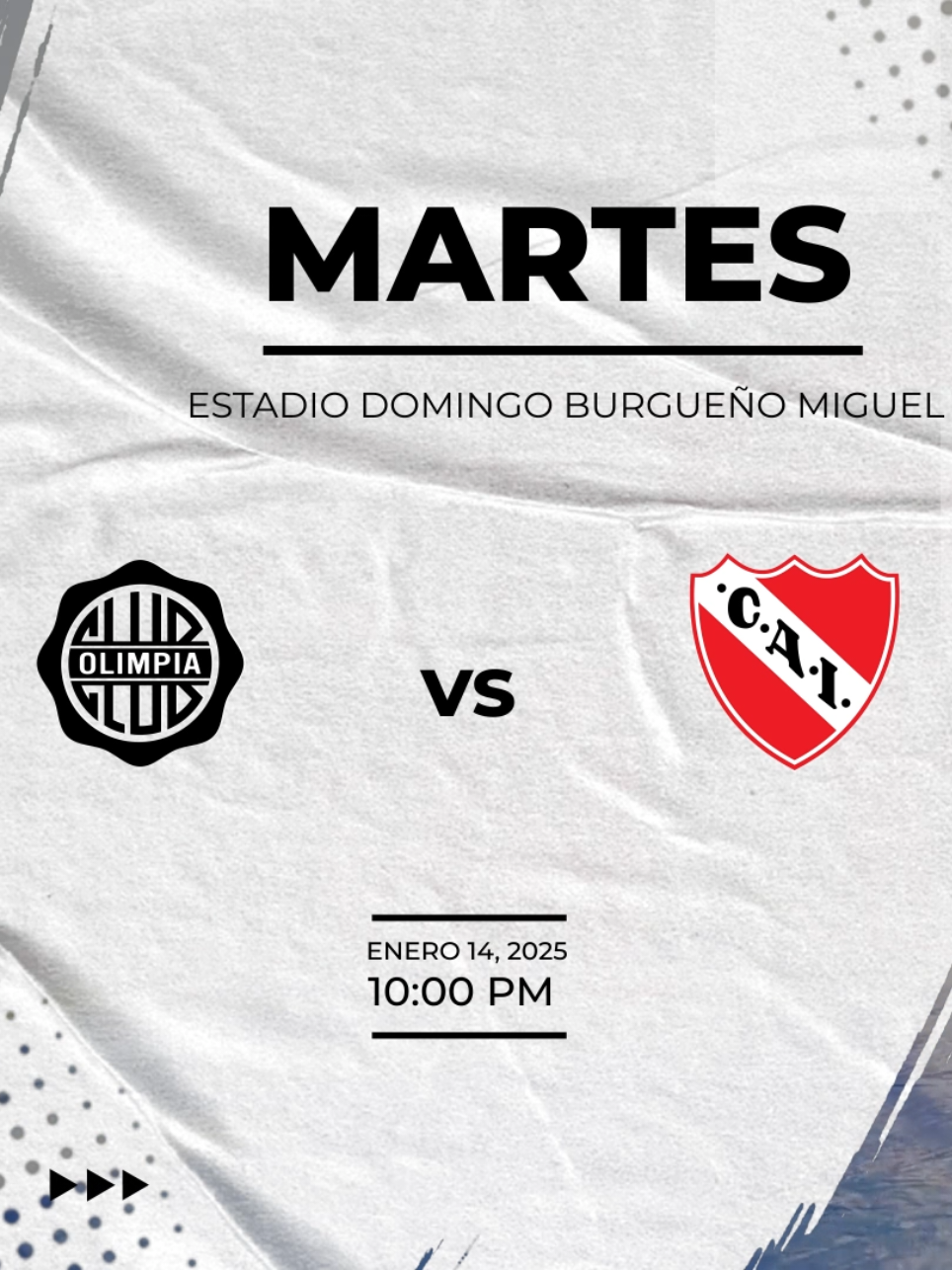 El mejor equipo deportivo del país, #LaGranJugada, te trae un duelo de gigantes en su primera transmisión oficial: #Olimpia vs #Independiente de Avellaneda! Este martes, a partir de las 21 horas, en dúplex con la @rockandpop955 y @nanduti AM 1020. Descarga las aplicaciones de la Rock and Pop y Ñanduti. Podes seguirnos en YouTube: youtube.com/@rockandpop955…. En X: @rockandpop955 y @nanduti. @rockandpop955 @nanduti  #LaGranJugada