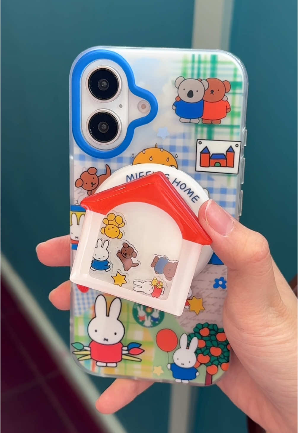 GEMES BGT case baru compatible magsafe, terus griptok nya ada charm lucu!!🐰💕🏡 #newarrival #getyours #miffy #case #wodecase