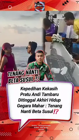 kesedihan mendalam kekasih pratu andi tambaru #viral #fyppppppppppppppppppppppp #beritaviral #tiktokindonesia 