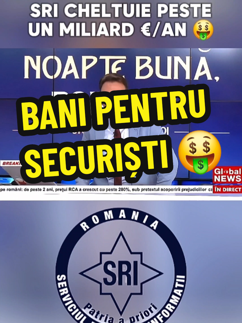 Fără număr pentru Serviciul Român de Infractori! SRI, serviciul secret cu cel mai mare buget din UE. Pe ce se duc banii!?  #dinupopescu #romania #fyp #sri #stiri 