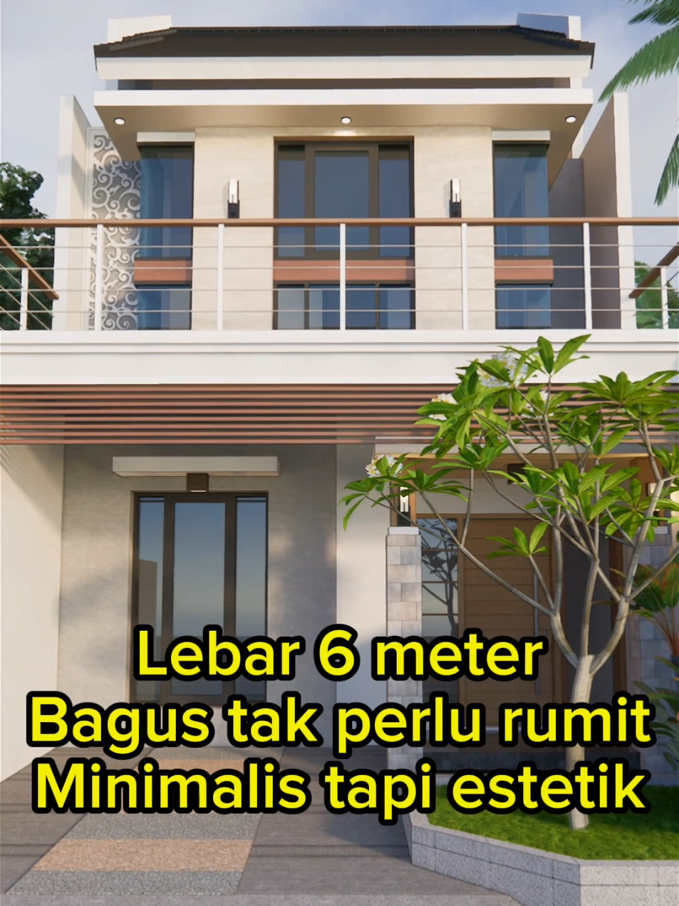 #CapCut #desainrumah #rumahminimalis #rumahtangga #rumahidaman #estetik #marmer  #batualam #fyp #viral #trendingsound #foryoupage  Desain Rumah Ibu Sari Lebar 6 meter  Minimalis 2 lantai Berminat hub : 089696610525