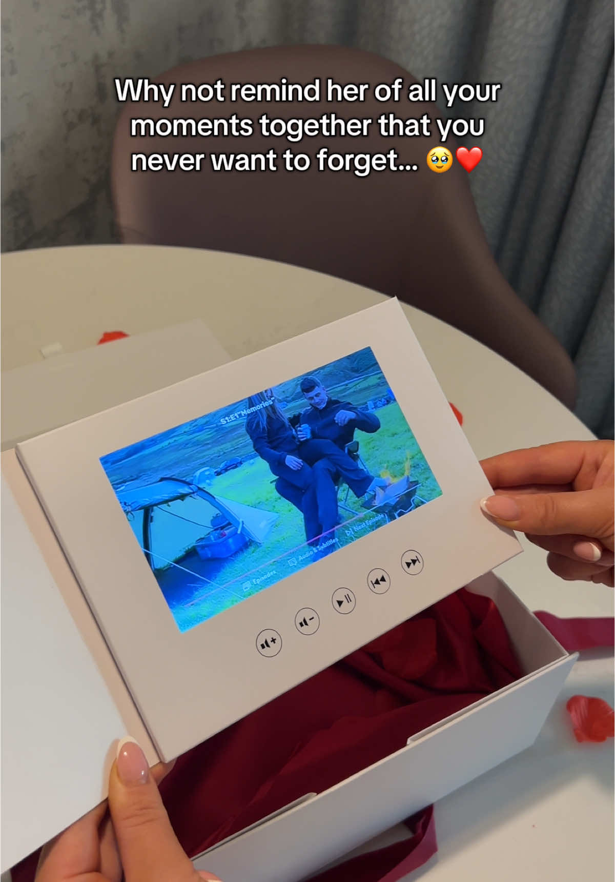 Replying to @Varinder all your favourite memories in a video book 🥹  #memories #valentine #ValentinesDay #giftforher 