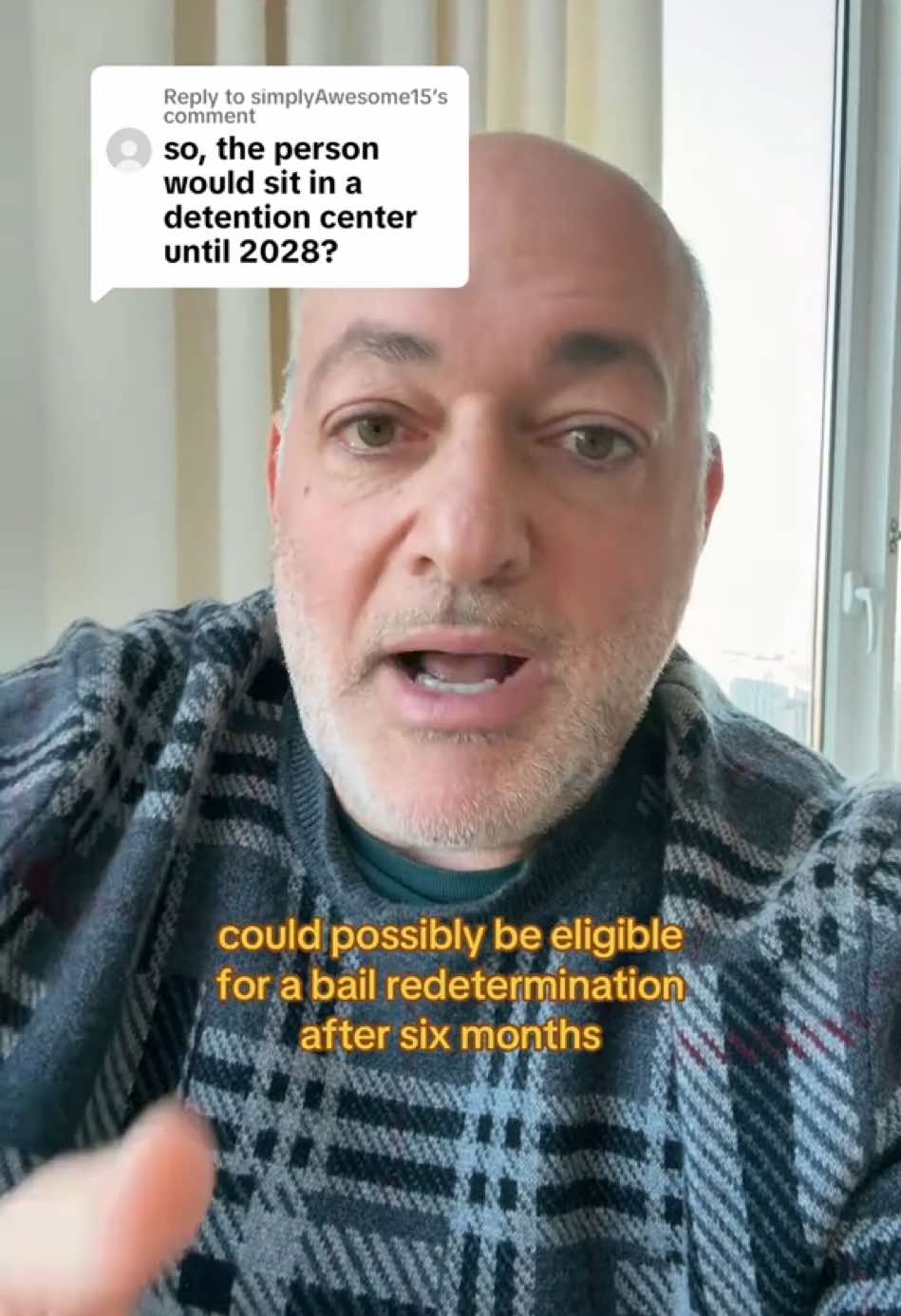 Replying to @simplyAwesome15  Brad Bernstein explains that in most cases, undocumented individuals held by immigration are eligible for bail because immigration proceedings are civil hearings, not criminal ones. The only people subject to mandatory detention without bail are those who have been convicted of certain serious criminal offenses. However, even individuals in mandatory detention cannot be held indefinitely. Brad points out that after six months, detainees—regardless of their criminal history—may request a bail redetermination hearing to seek release. Brad Bernstein is a licensed immigration attorney with over 30 years of experience and founder of the Law Offices of Spar & Bernstein. Known for tackling complex immigration cases, Brad has helped thousands of clients navigate the U.S. immigration system. #ImmigrationLaw #BailEligibility #MandatoryDetention #USImmigration #Undocumented #BradBernstein #SparAndBernstein #SuperLawyer #ImmigrationHelp #KnowYourRights #ImmigrationAdvice 