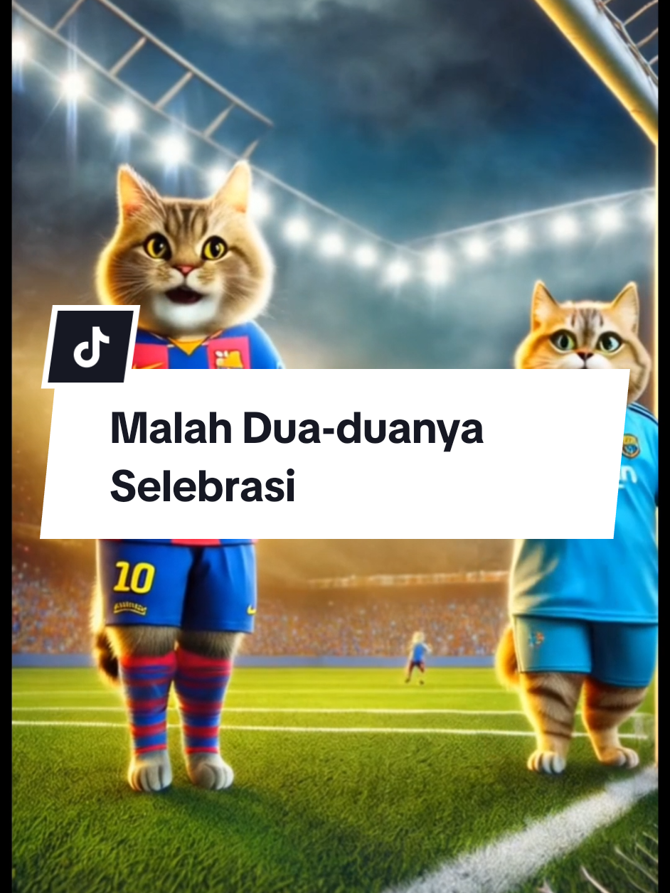 Kucing selebrasi setelah menjebol gawang lawannya. #kucing #kucinglucu #kucingtiktok #aipet #kucingmain 