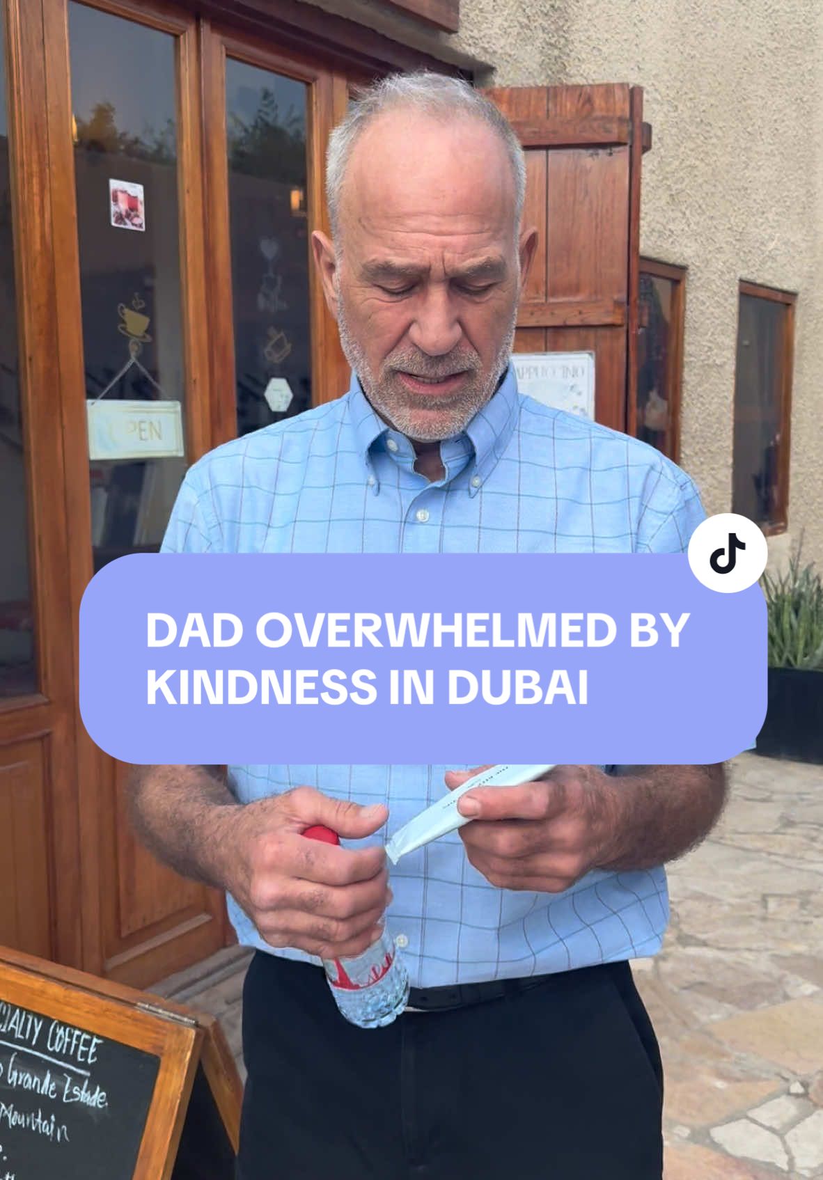 Dad is overwhelmed by the kindness in Dubai 😭  #uae🇦🇪 #dubailife 